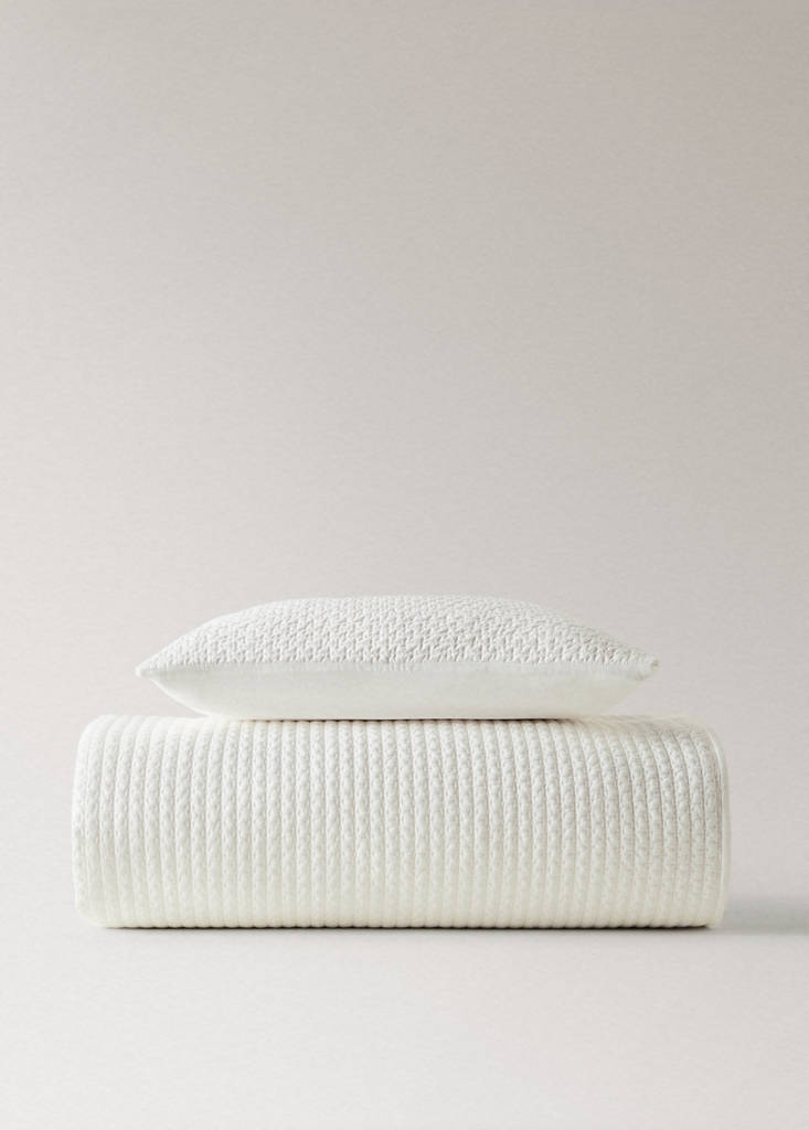 Satin-Steppdecke für 130/150 cm Bett — Ecru