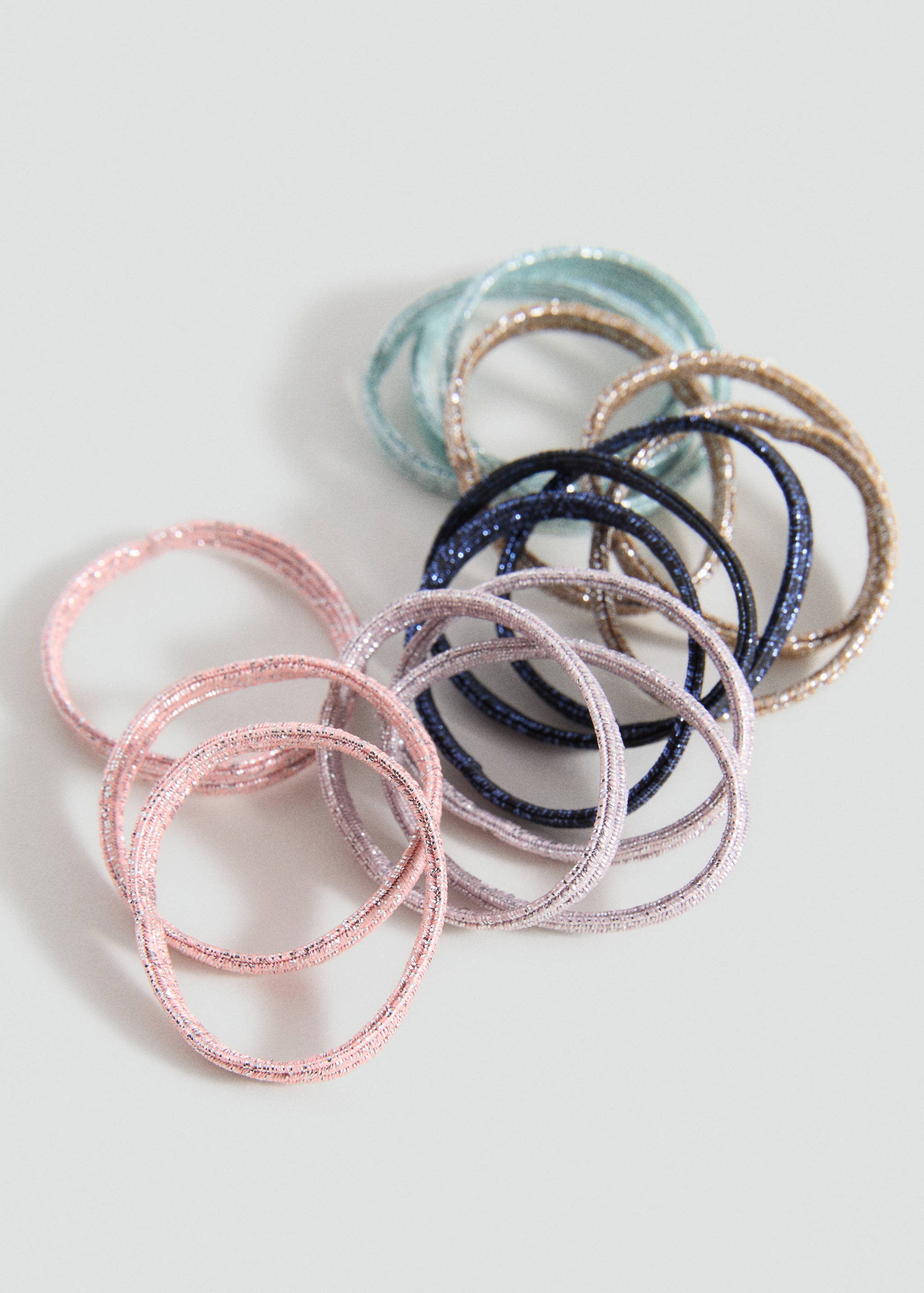 Multicolor scrunchies pack - Medium plane