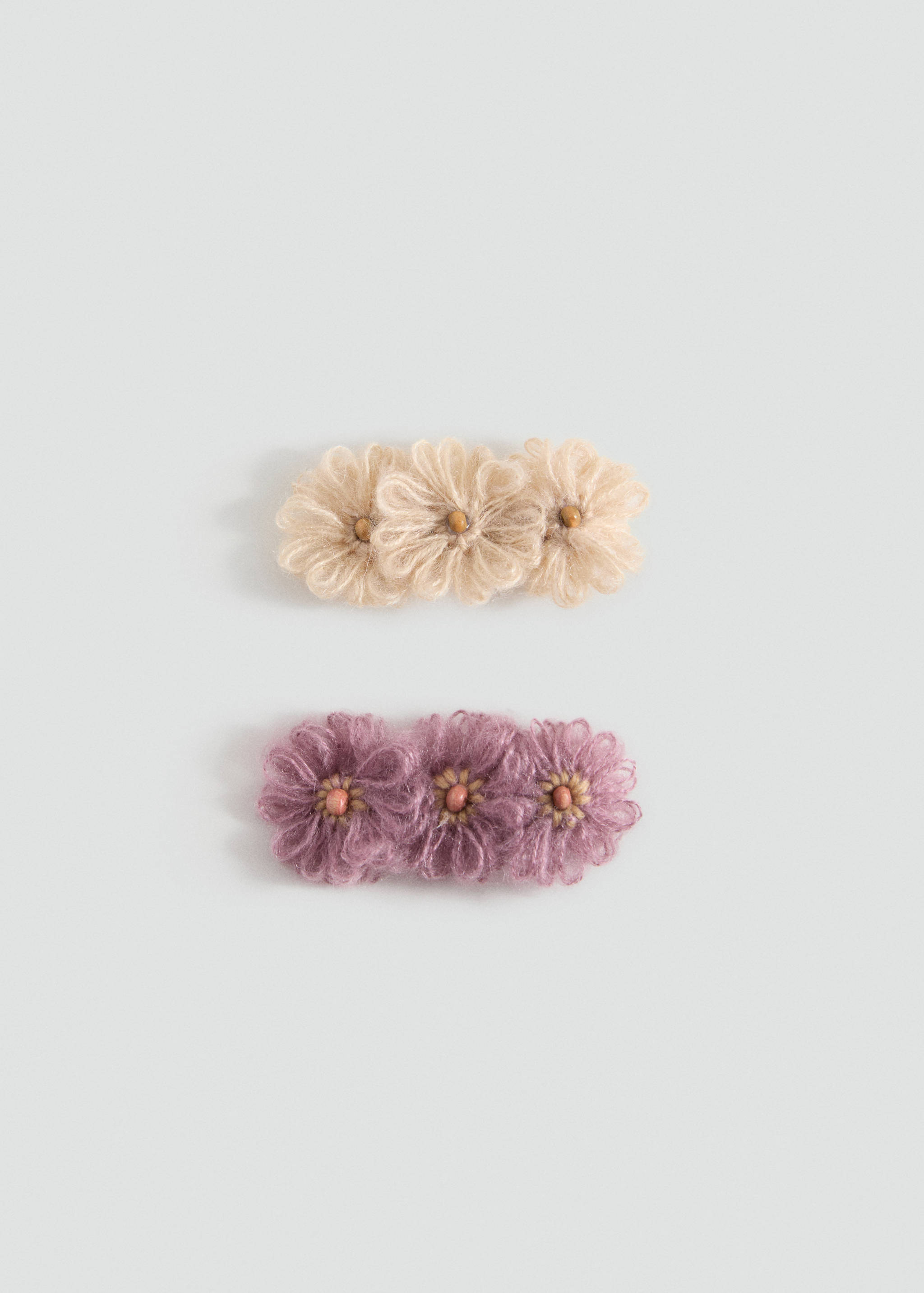 2 pack flower hairclips - Article without model