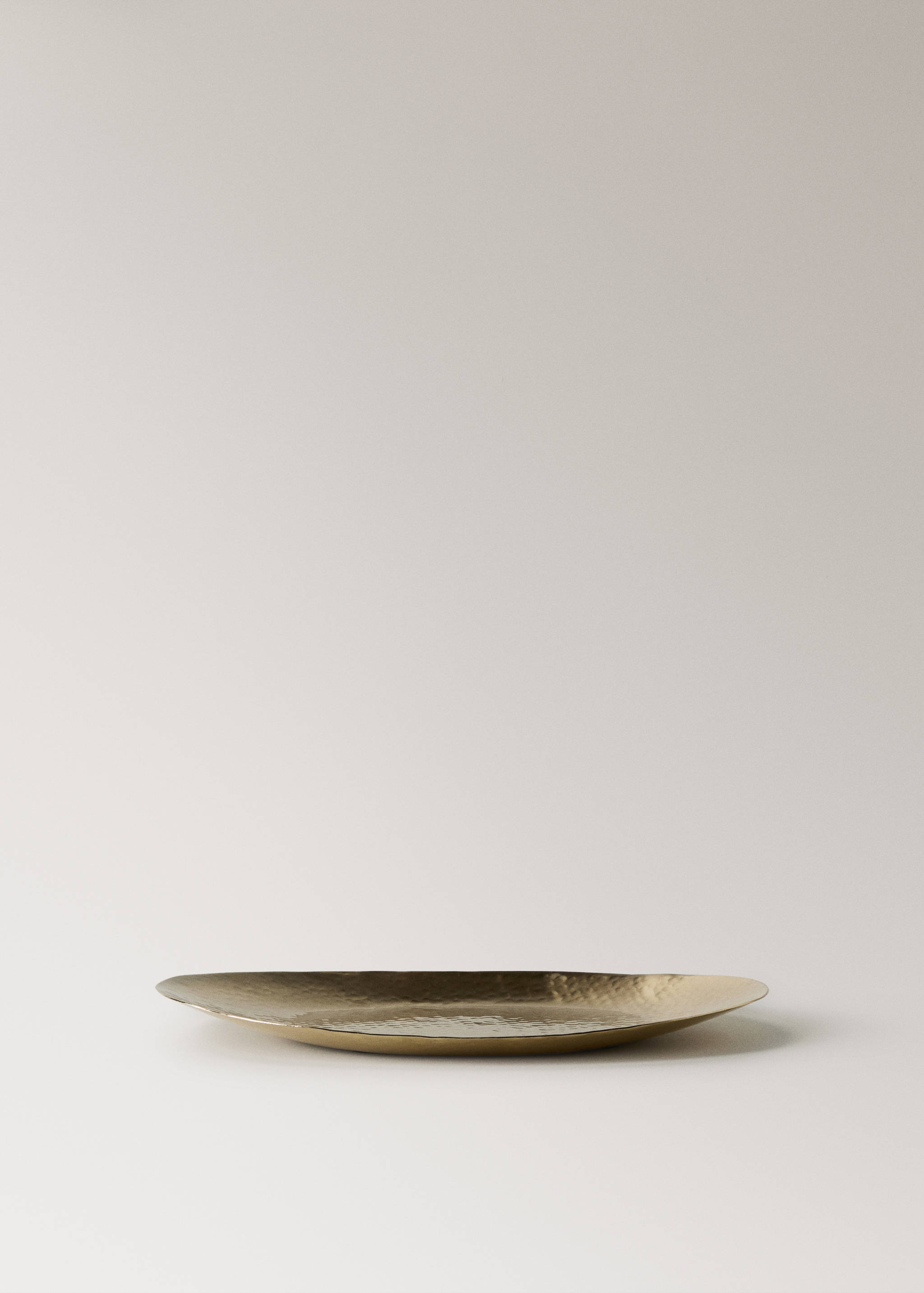 Tavă decorativă aurie mare - Articol fără model