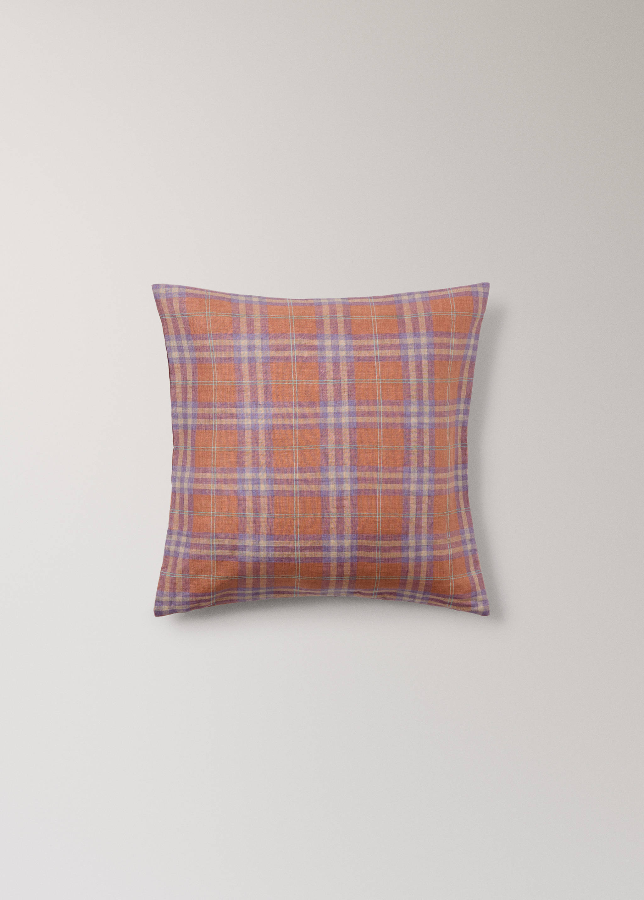 Housse de coussin pour enfant à carreaux multicolore 40x40 cm - Article sans modèle