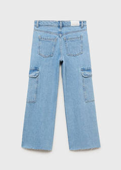 Straight-fit cargo jeans — Medium Blue 6