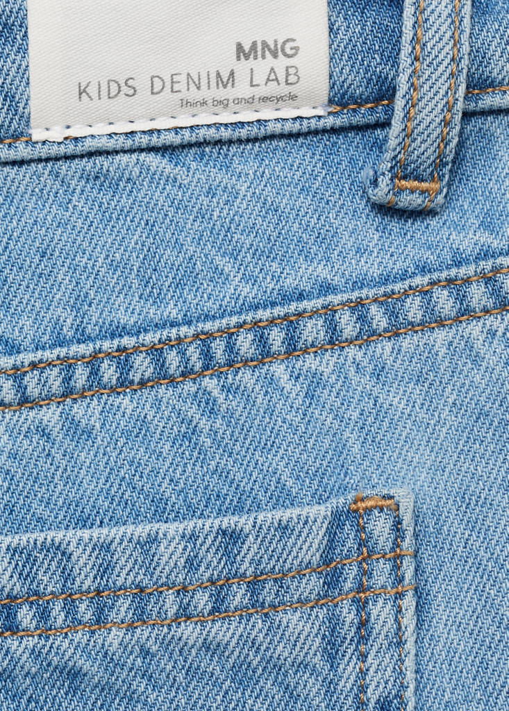 Straight-fit cargo jeans — Medium Blue