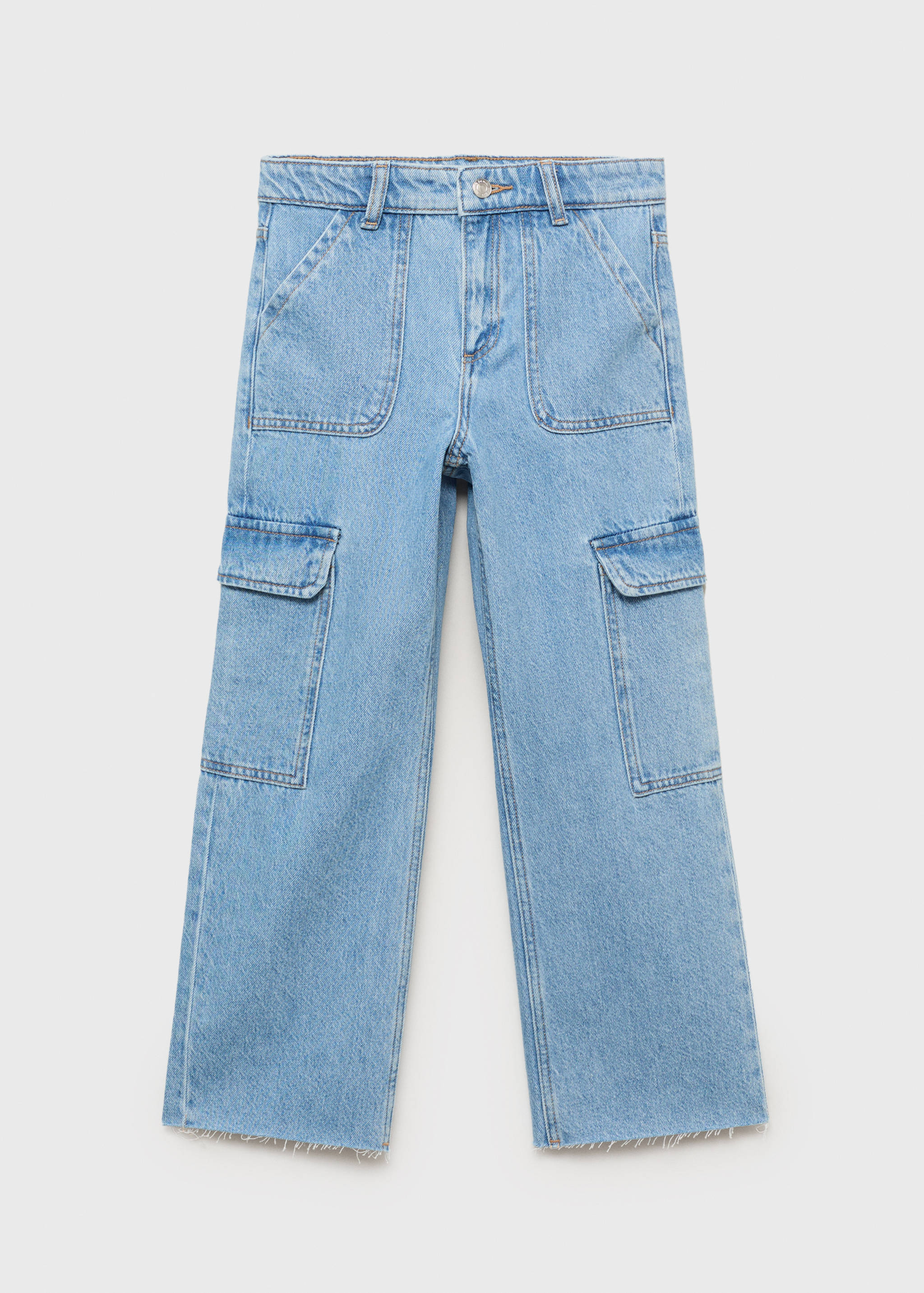 Straight-fit cargo jeans - Article without model