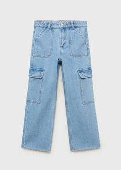 Straight-fit cargo jeans — Medium Blue 3