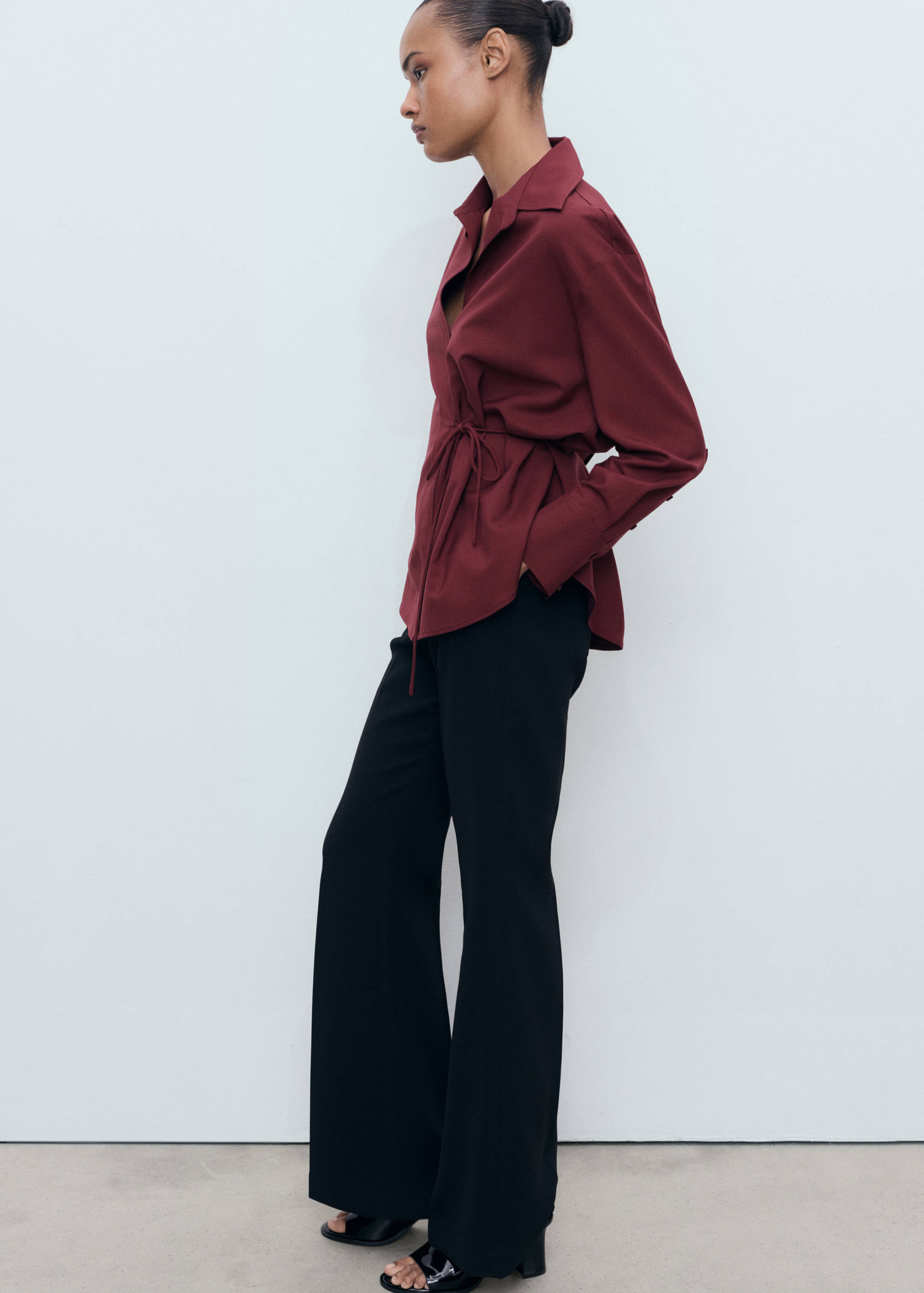 Перехресна блузка з бантом - Детальніше про товар 6