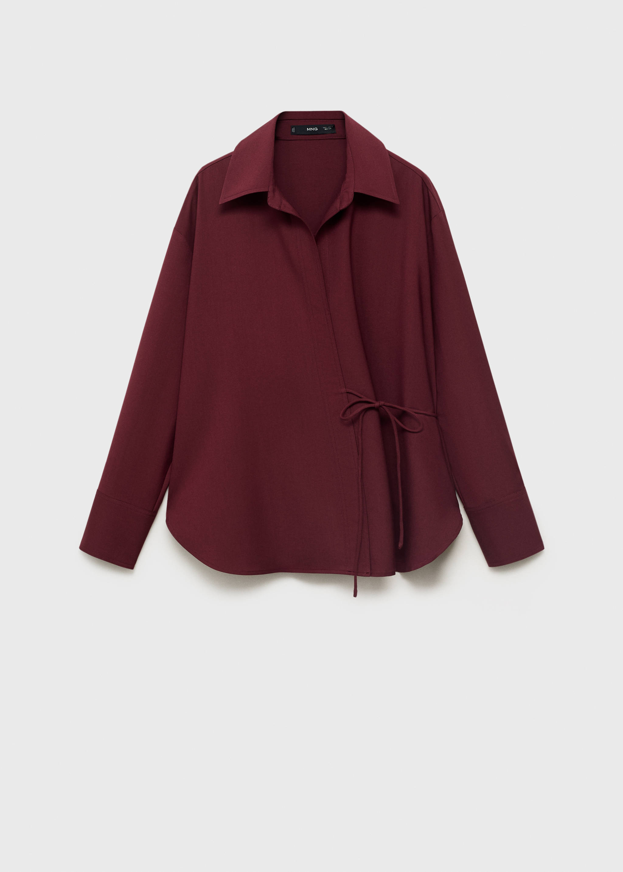 Wrap shirt with bow - Article without model