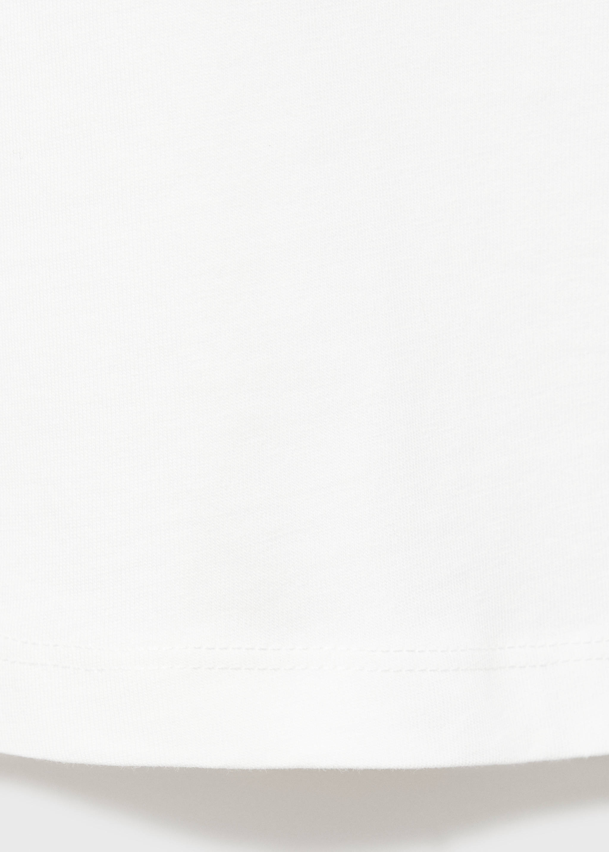 Футболка из хлопка с деталью «Сердечко» - Деталь изделия 0