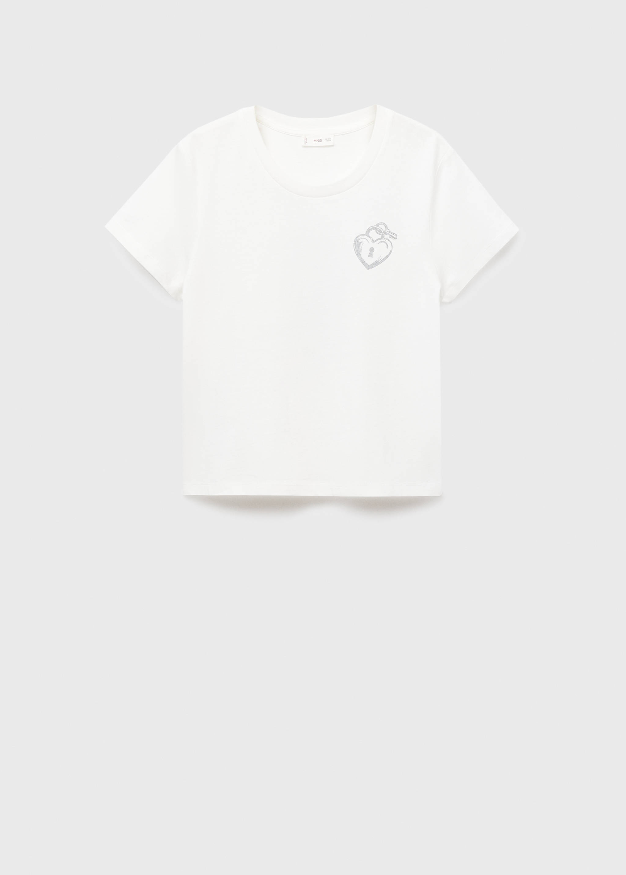 Cotton heart t-shirt - Article without model