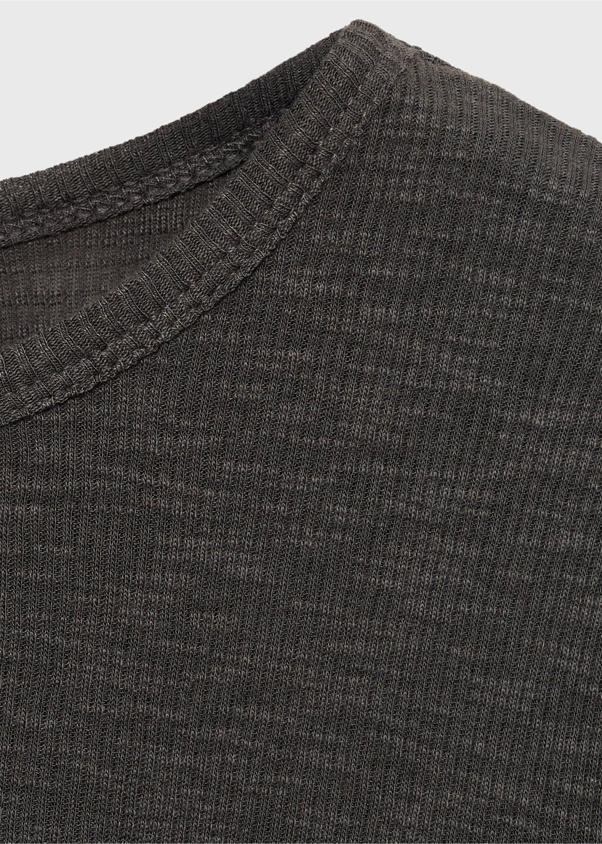 Лонгслив из трикотажа - Деталь изделия 0, Угольно-серый. Ref: 17044074-00.