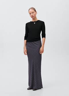 Long-sleeved knitted t-shirt — Black 2