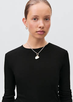 Long-sleeved knitted t-shirt — Black 6
