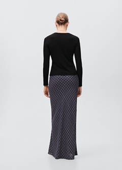 Long-sleeved knitted t-shirt — Black 4