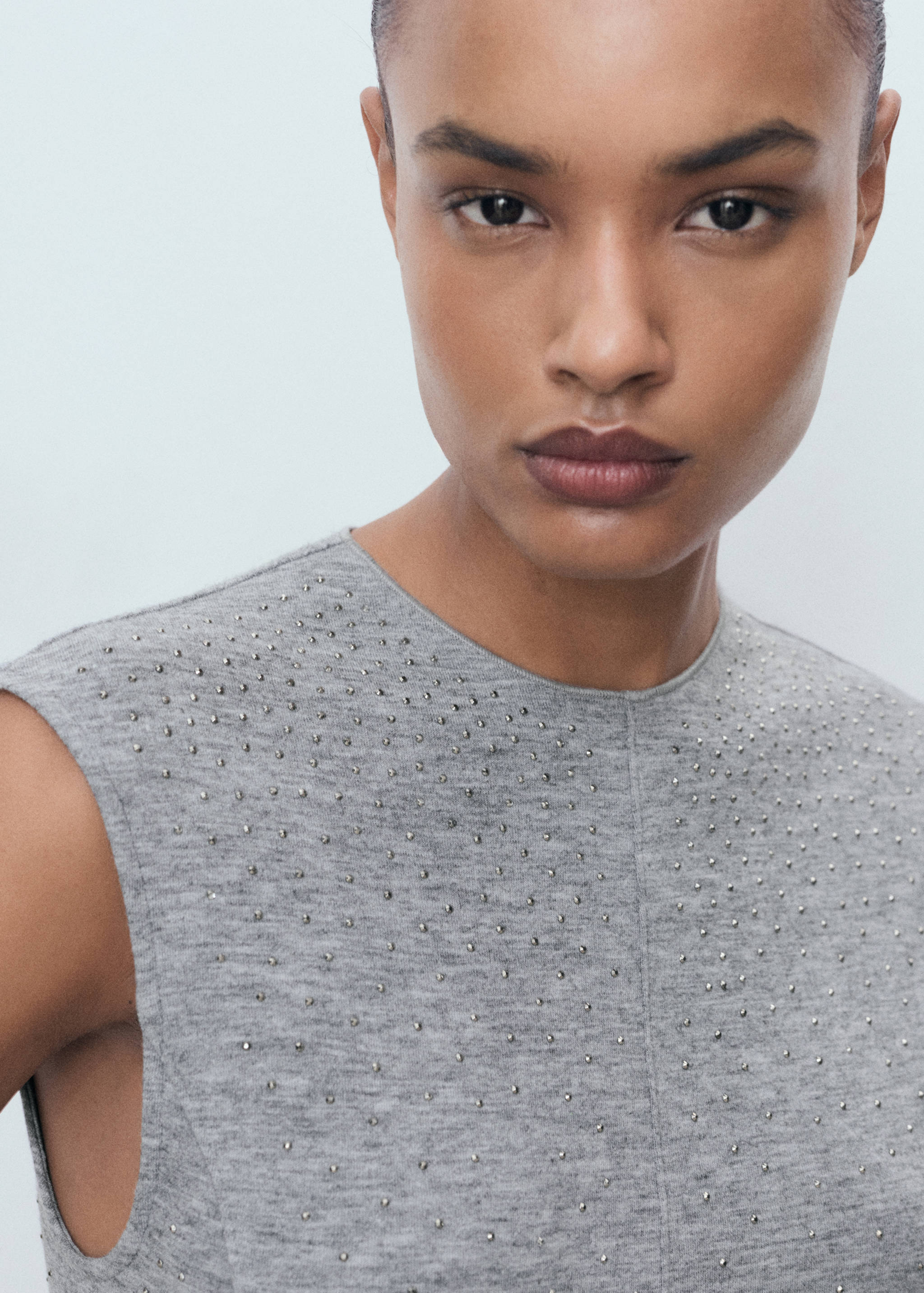 فستان سترس مع خياطة - تفاصيل المنتج 1