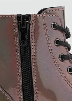 Zipped metallic boots — Maroon 4