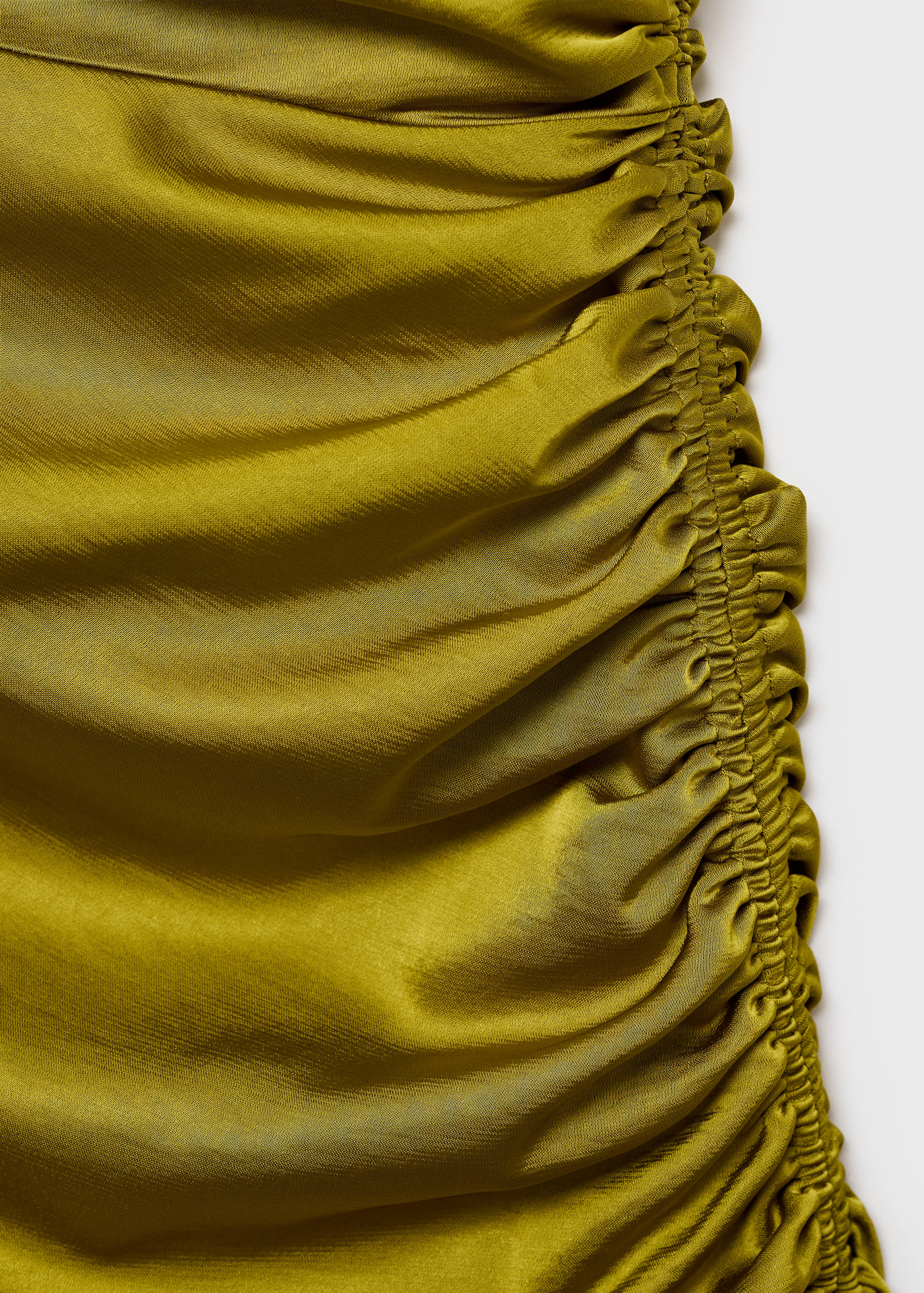 Robe asymétrique satinée avec fronce latérale - Détail de l'article 8