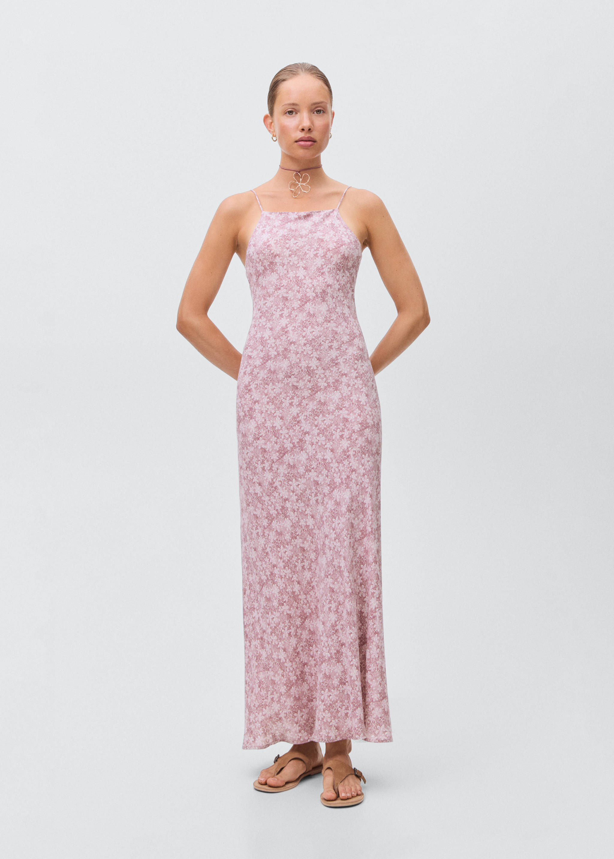 Long floral dress - General plane
