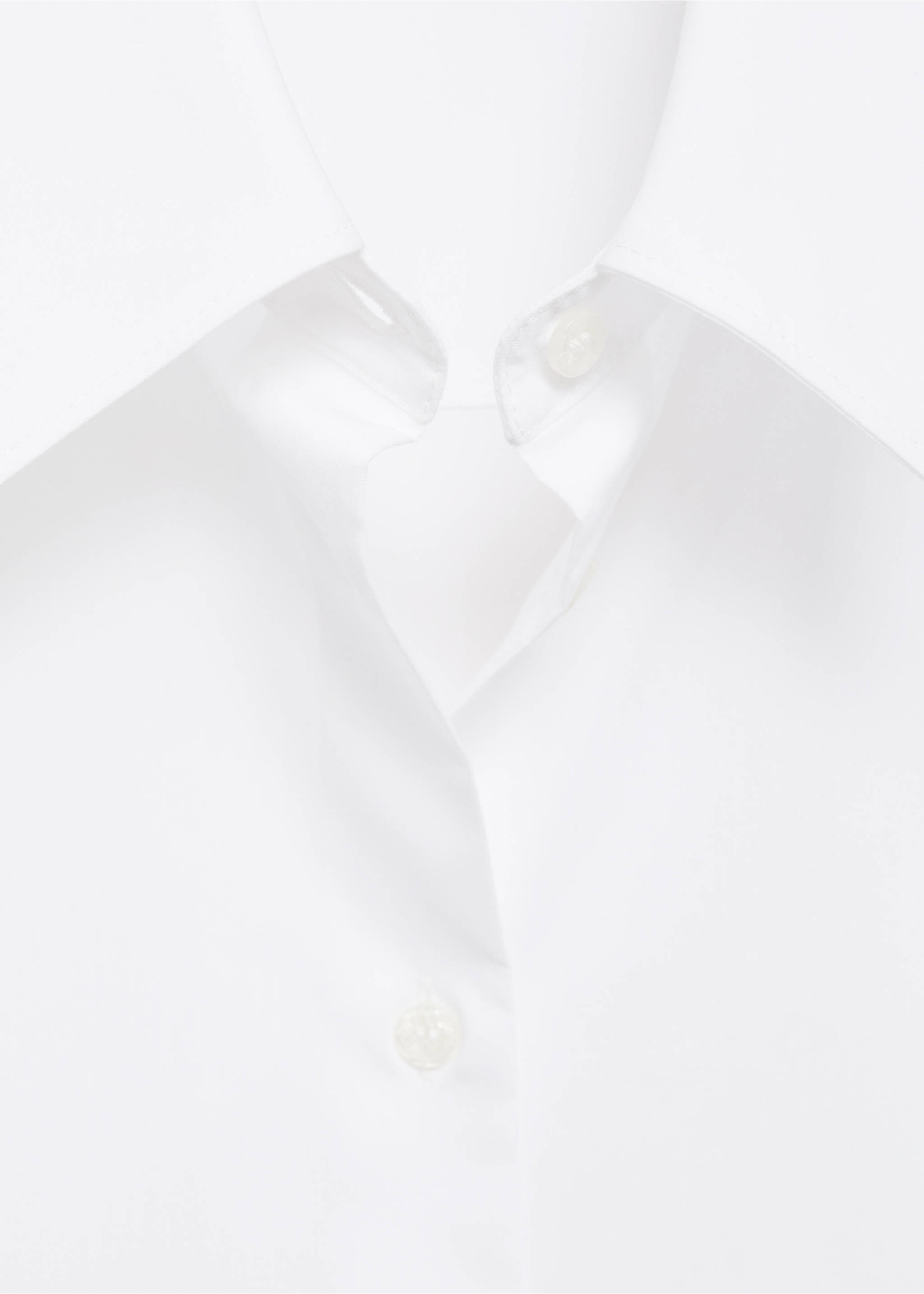 قميص من مزيج لايوسل قطني منتظم - تفاصيل المنتج 8, سكري. Ref: 17044085-00.