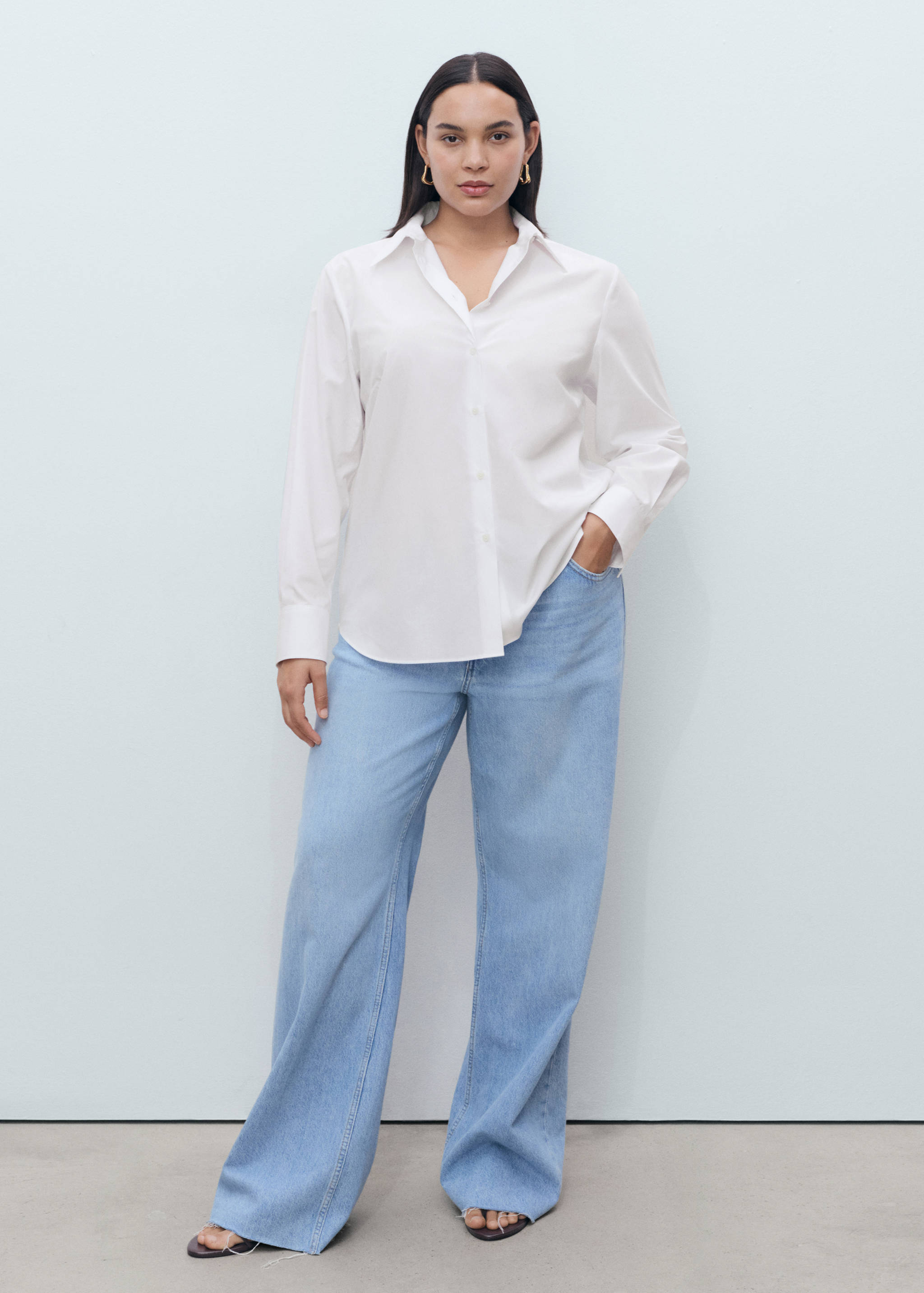 Chemise regular-fit coton et Lyocell mélangés - Détail de l'article 3