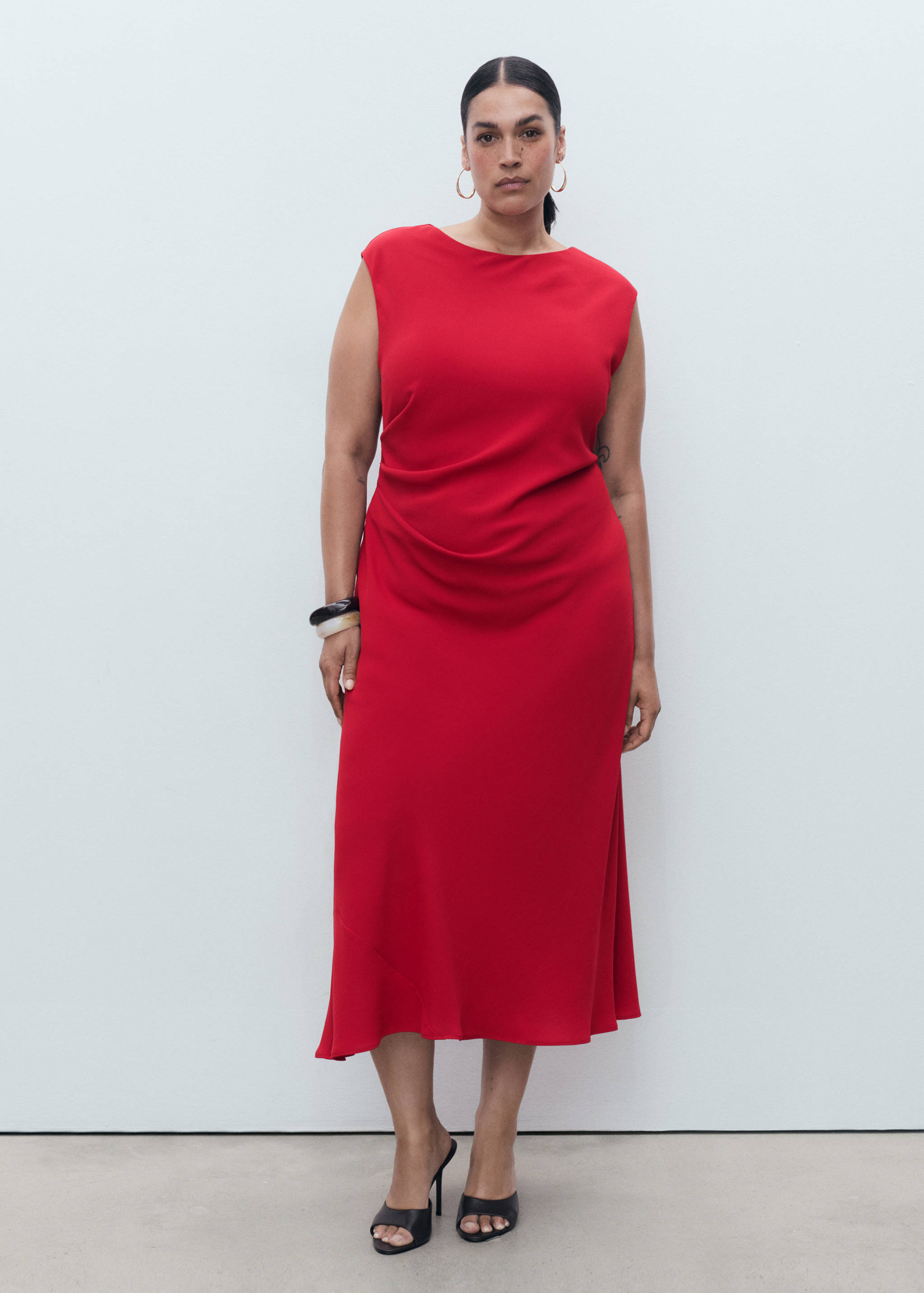 Миди-платье со сборками - Деталь изделия 3