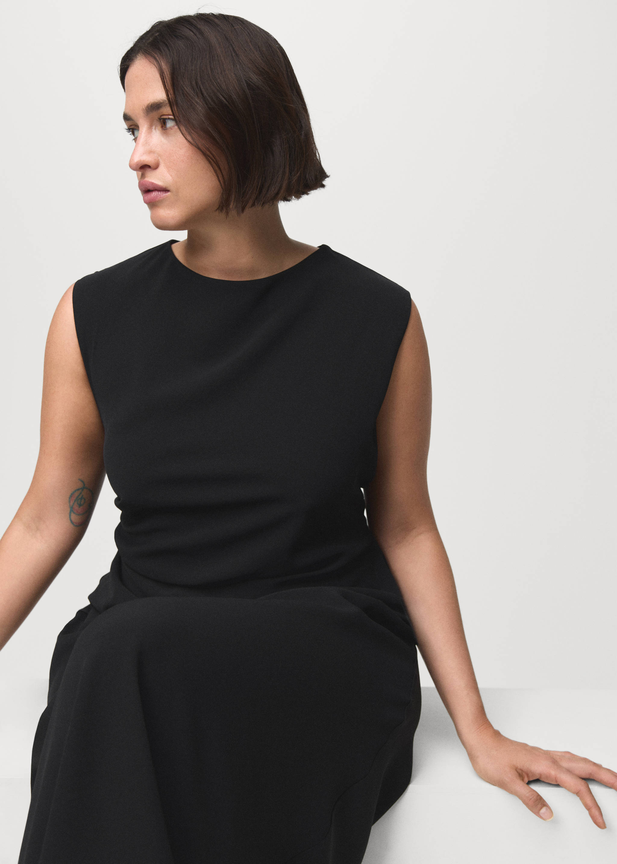 Миди-платье со сборками - Деталь изделия 4