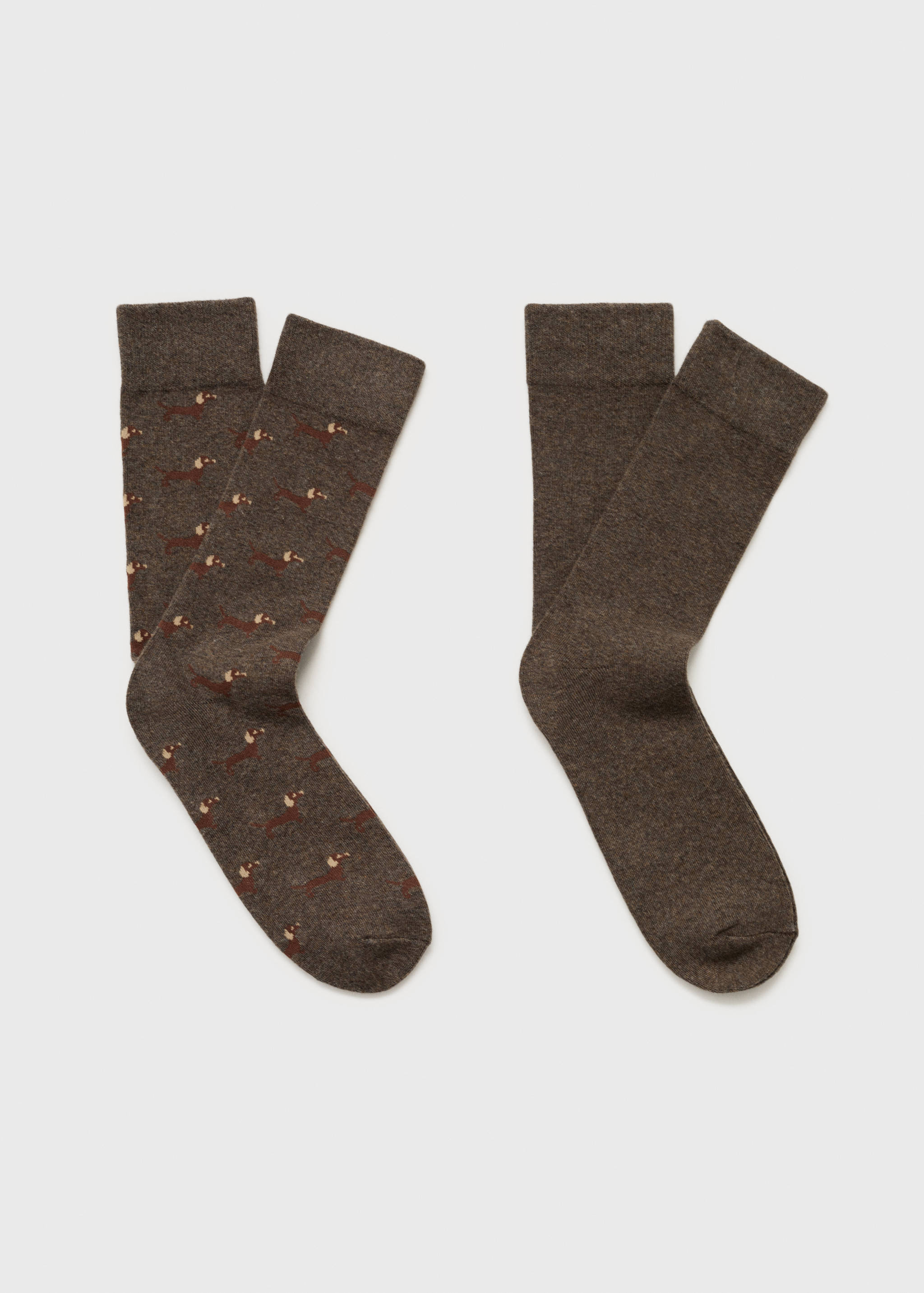 2er-Pack Socken mit Animal-Print - Artikel ohne Model