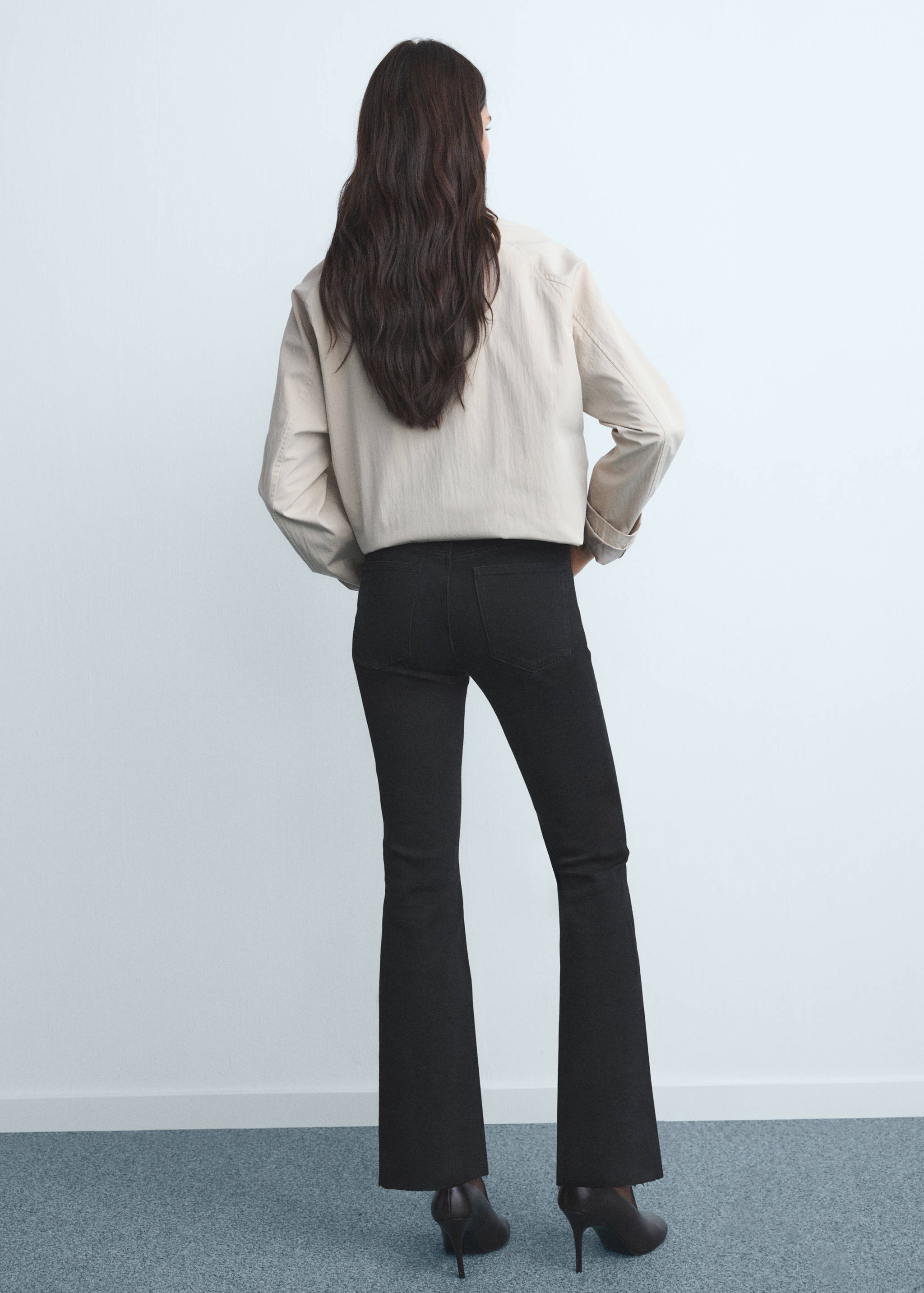 Jean Sienna flare crop - Verso de l’article