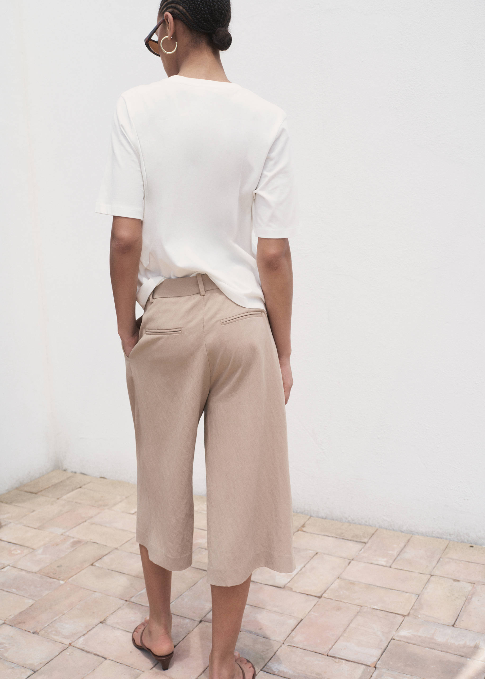 Bedrukt T-shirt met korte mouwen - Achterkant van het artikel