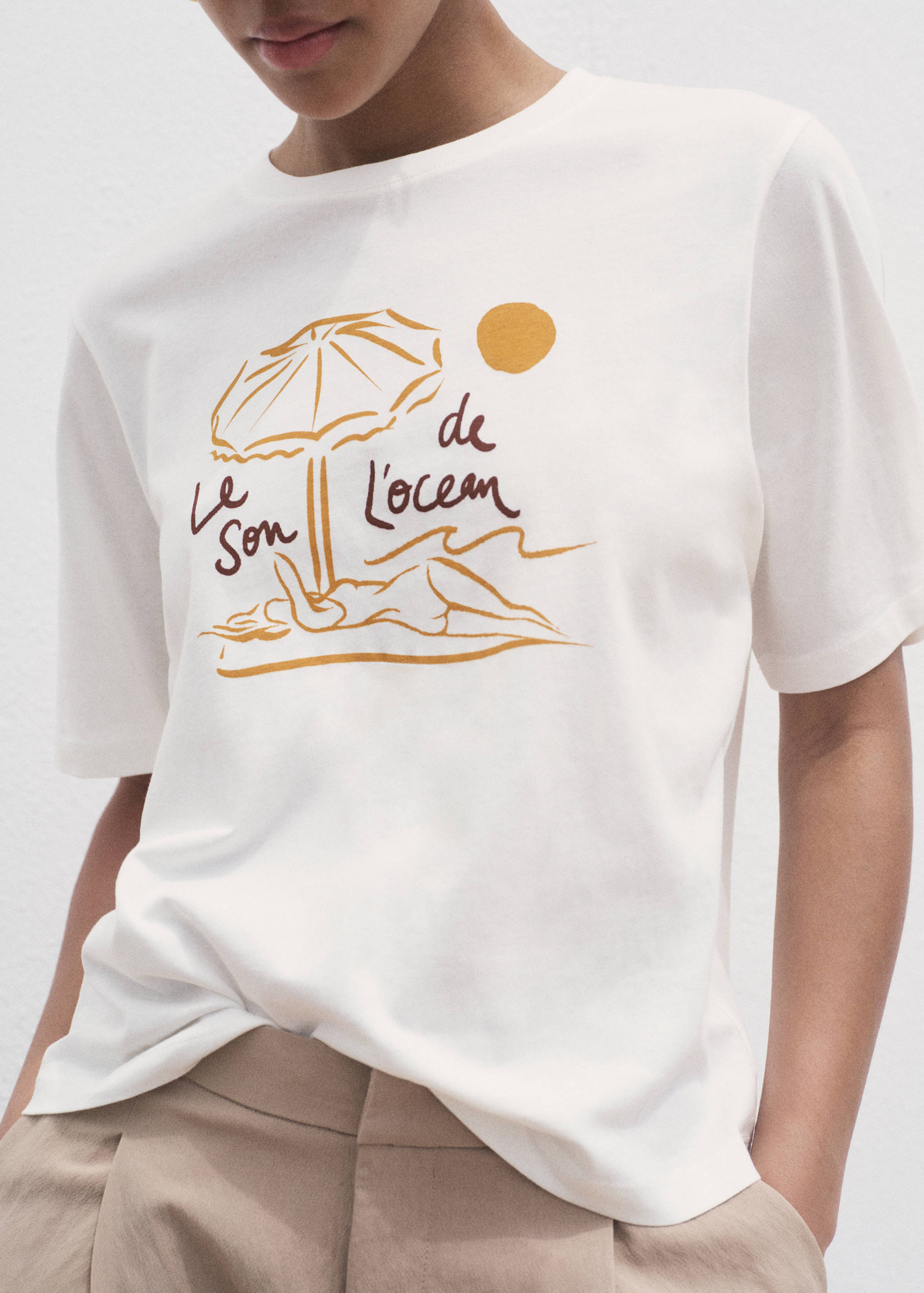 Bedrukt T-shirt met korte mouwen - Detail van het artikel 6