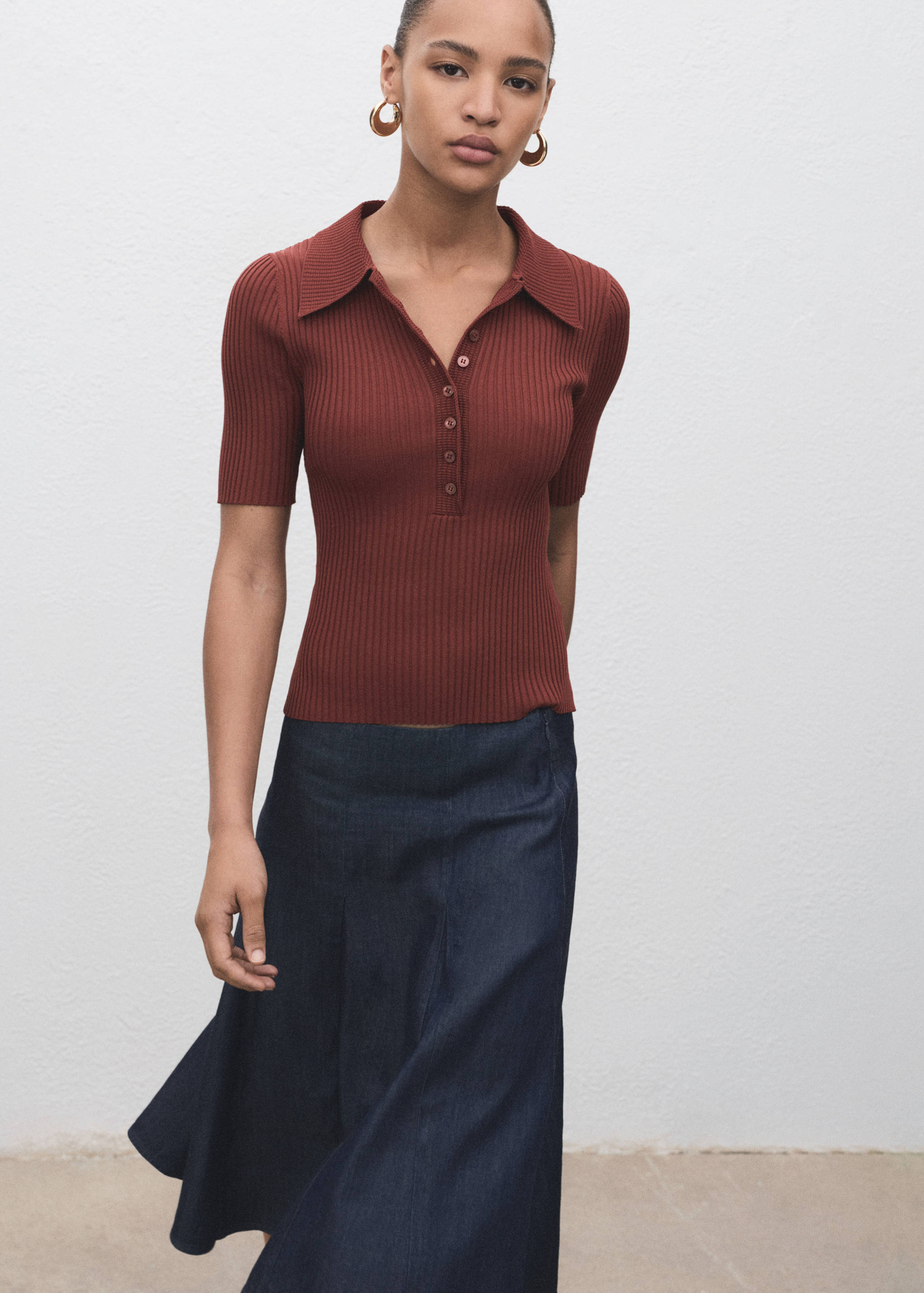 Jupe plissée denim - Détail de l'article 2