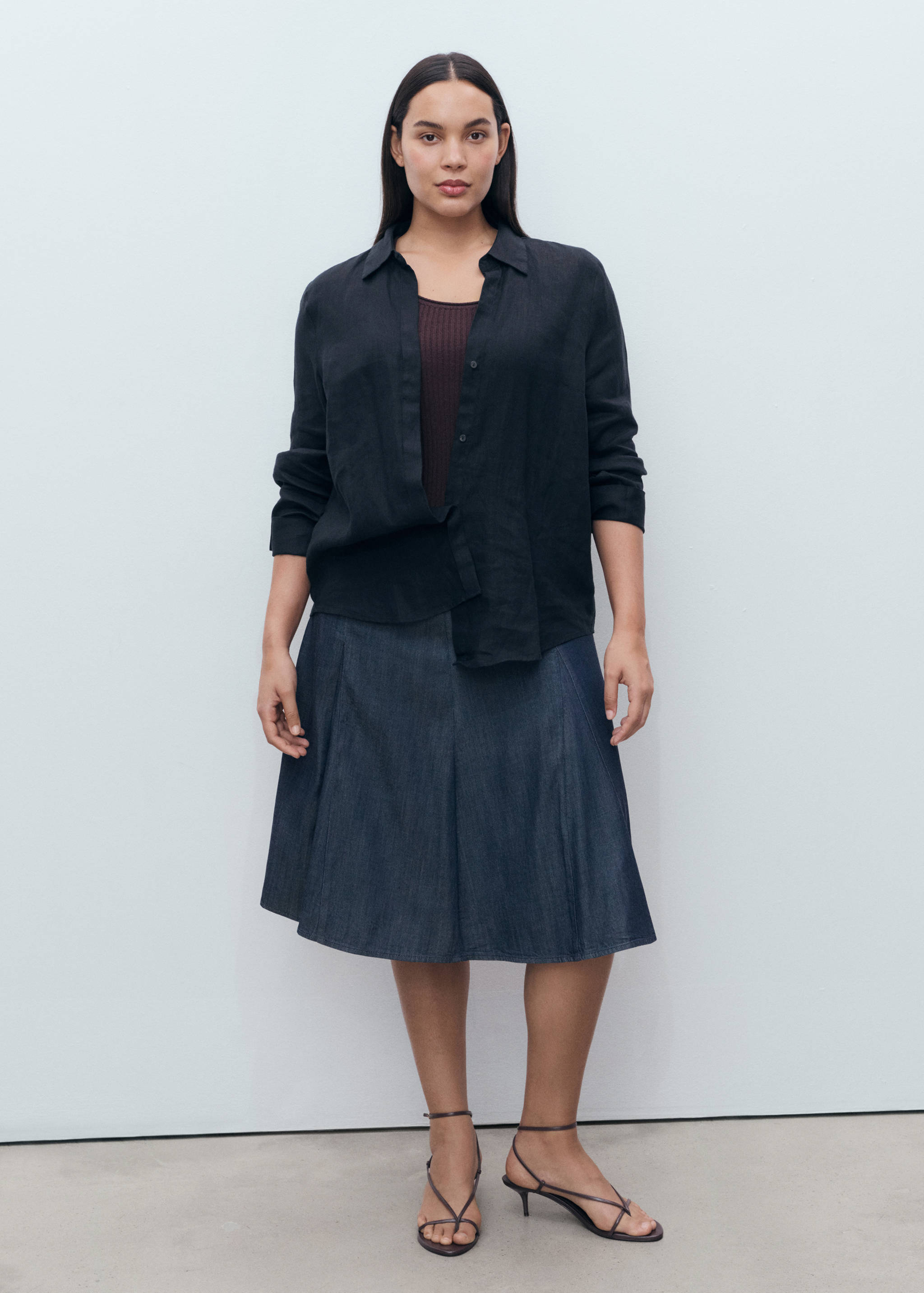 Jupe plissée denim - Détail de l'article 3