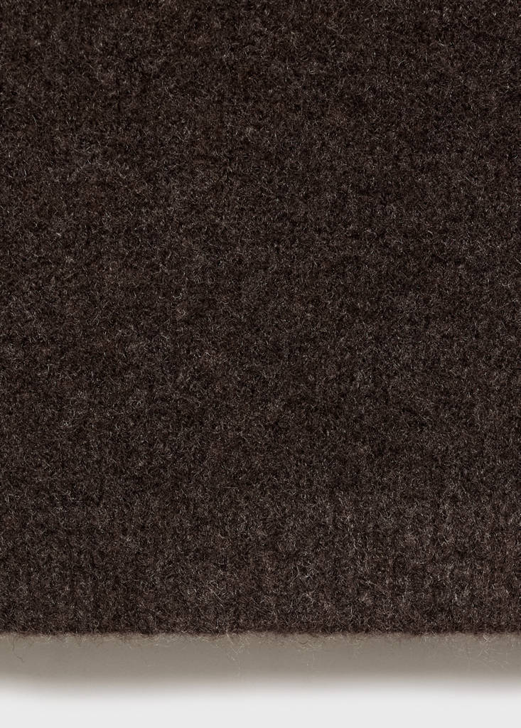 Long knitted trousers — Chocolate