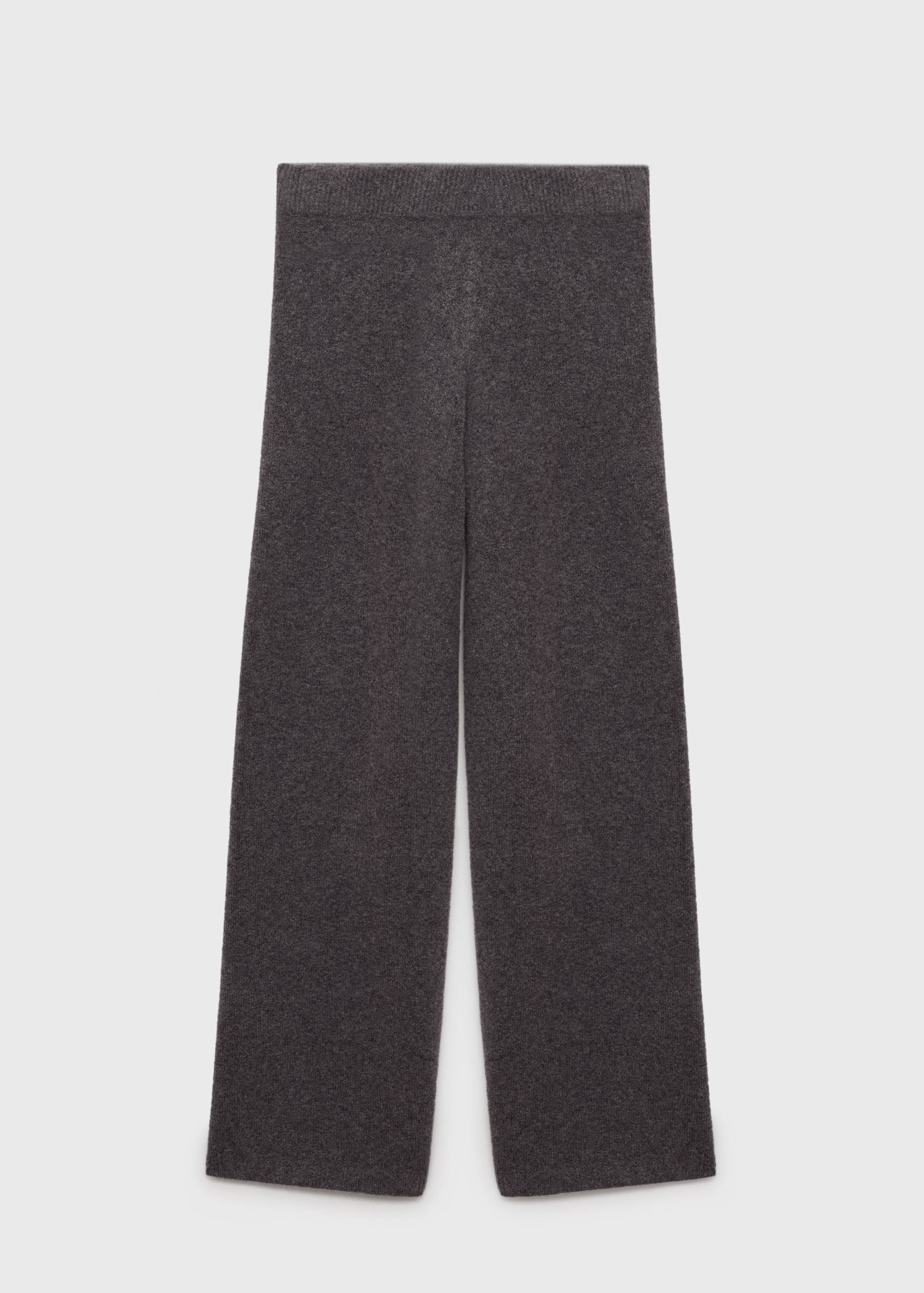 Straight knitted trousers - Article without model