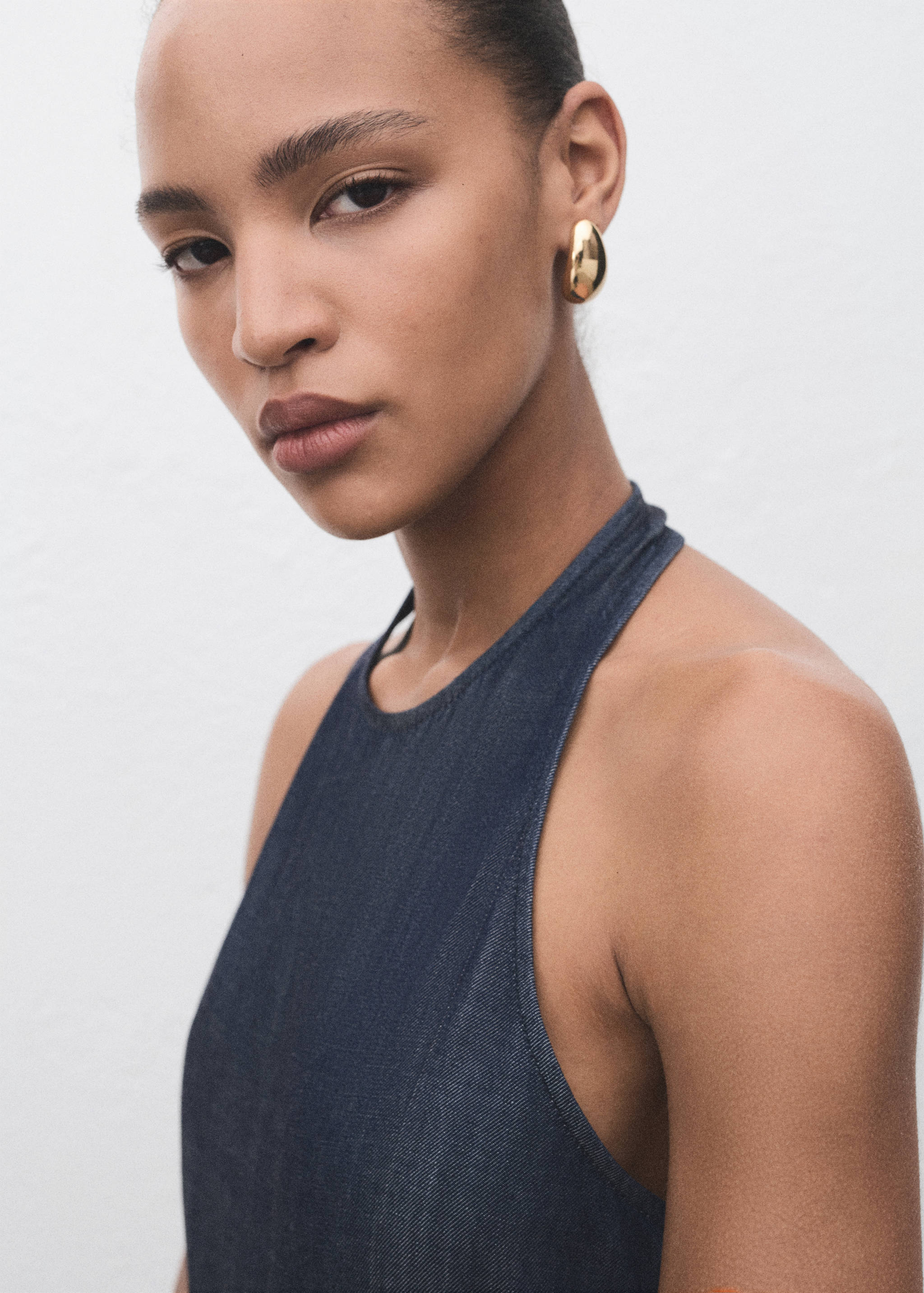 Lyocell denim jumpsuit - Detail van het artikel 1