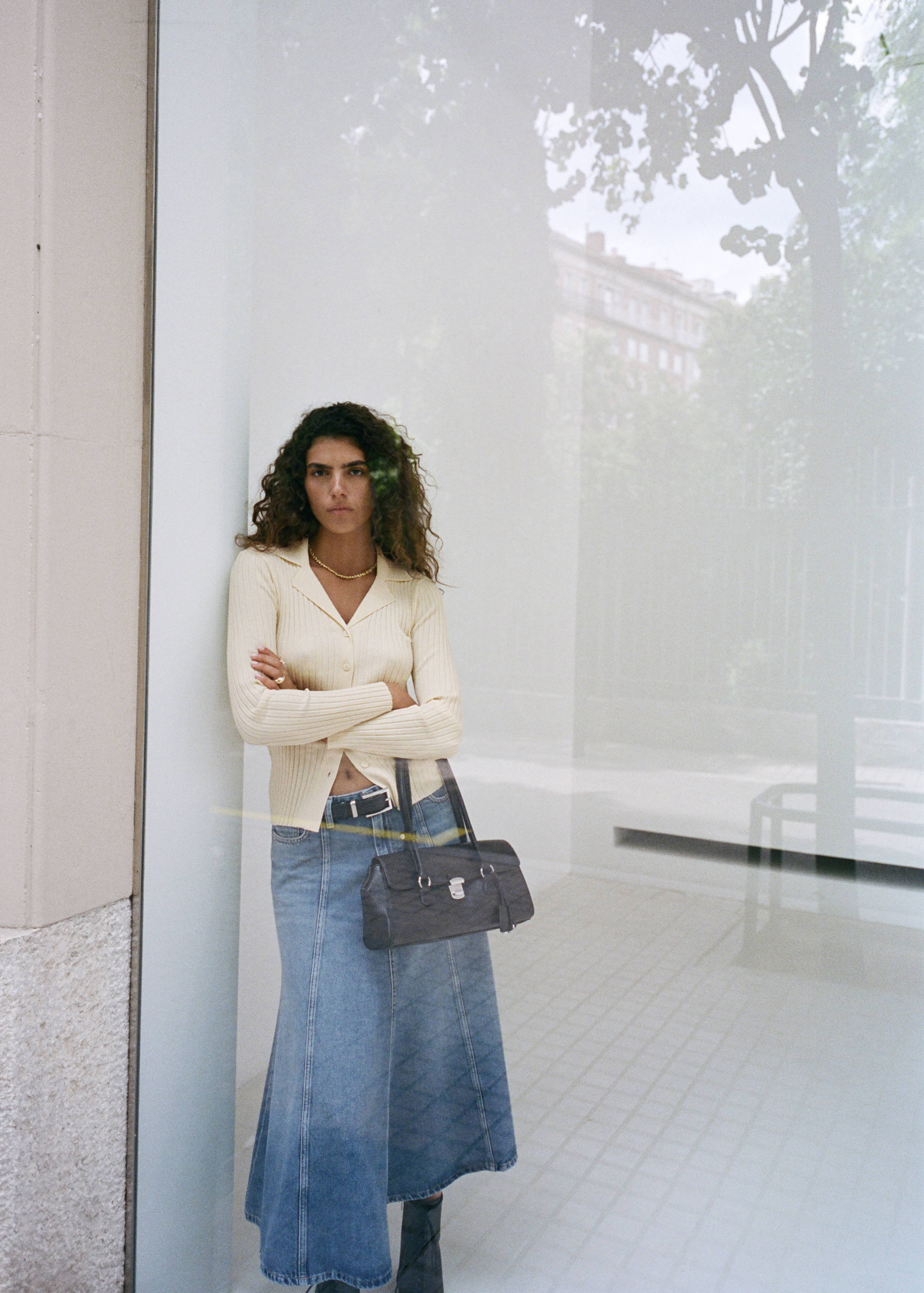 Cardigan à revers côtelés - Détail de l'article 7