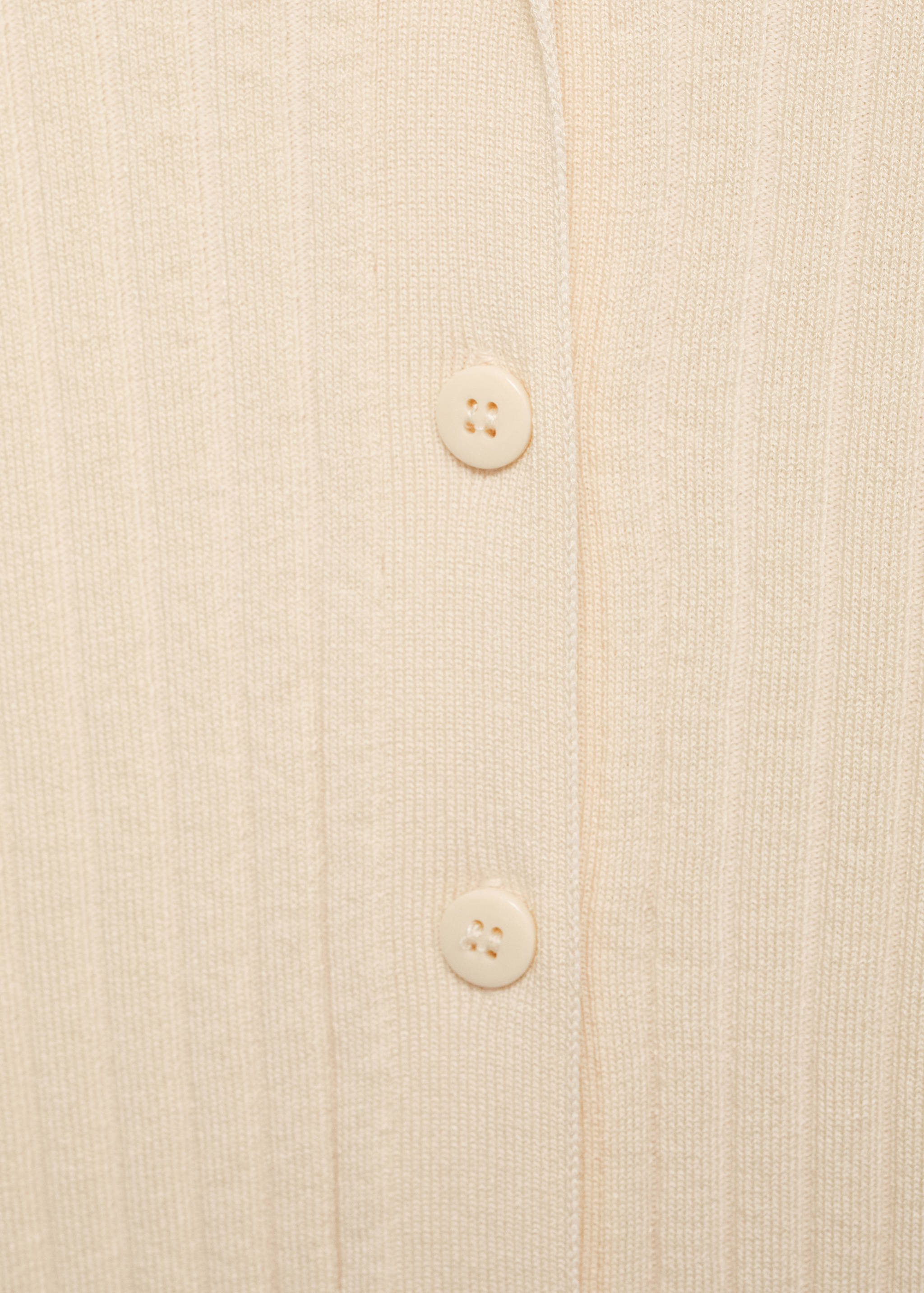 Cardigan à revers côtelés - Détail de l'article 0