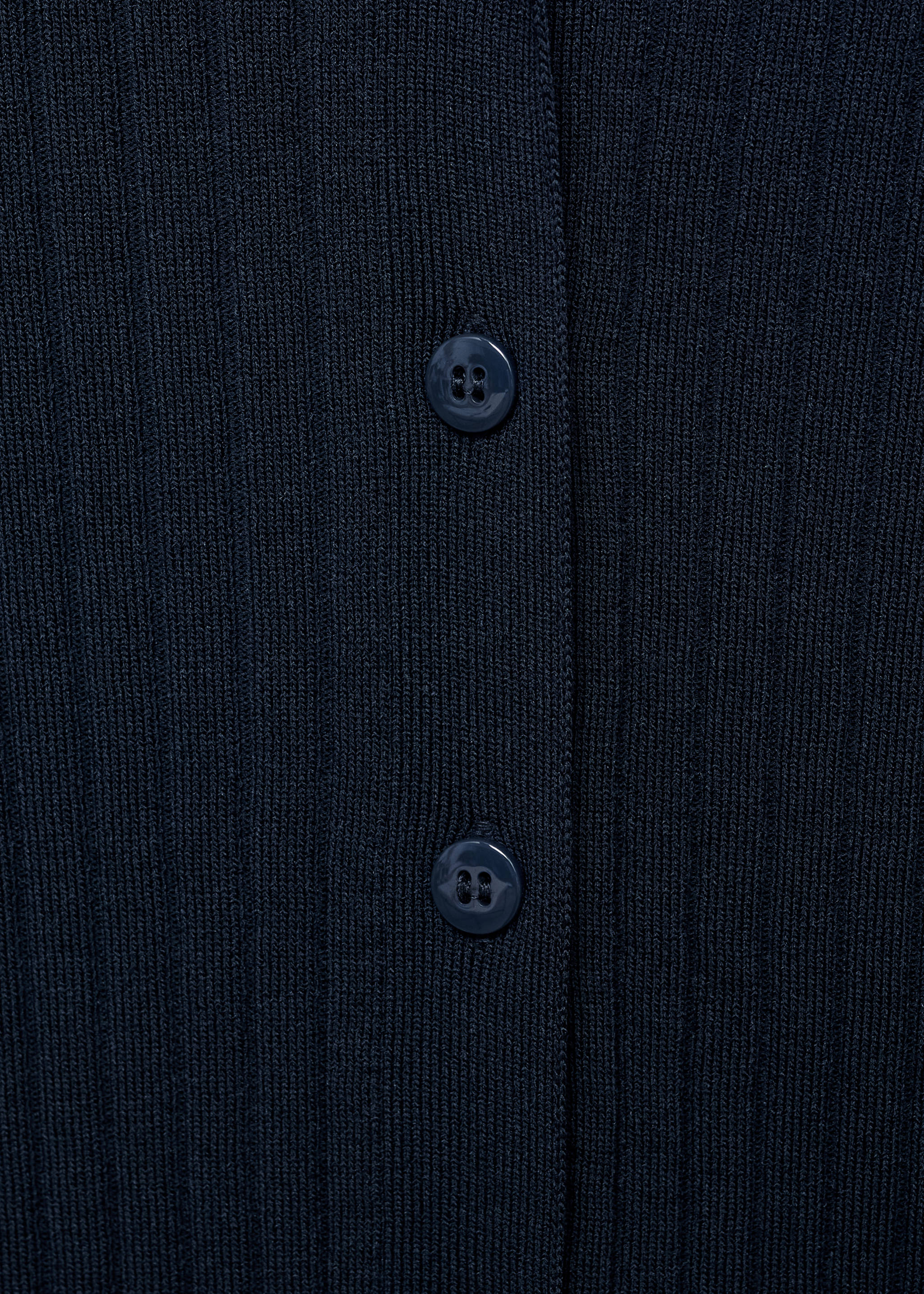 Cardigan à revers côtelés - Détail de l'article 0