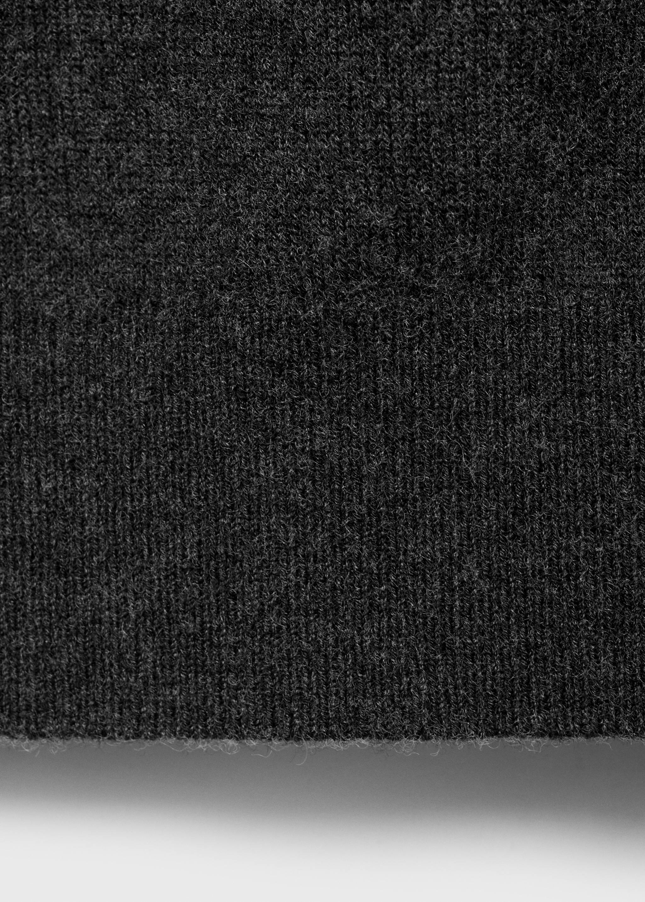 Krótki wełniany kardigan z guzikami - Szczegóły artykułu 0