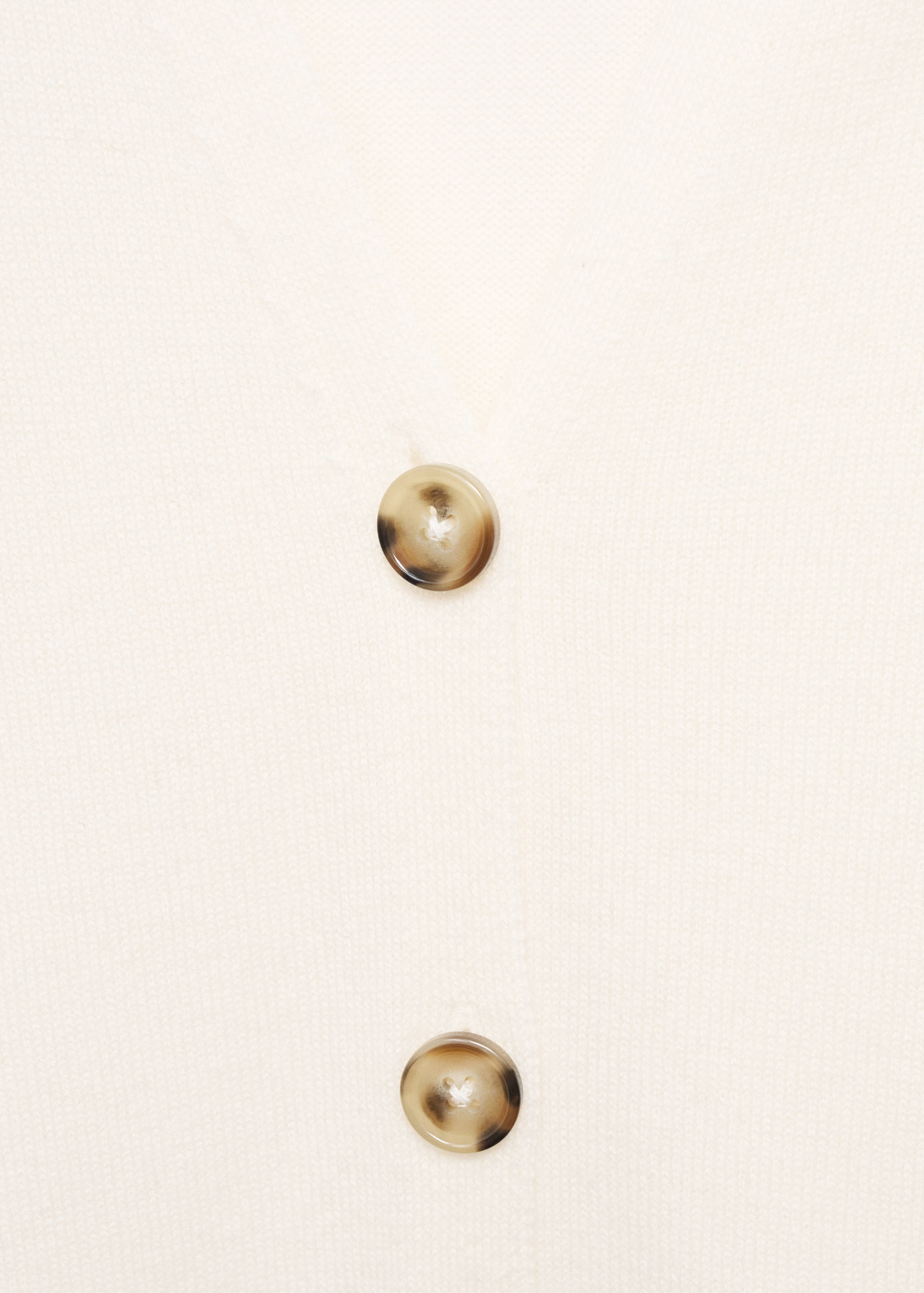 Buttoned wool cardigan - Details of the article 8