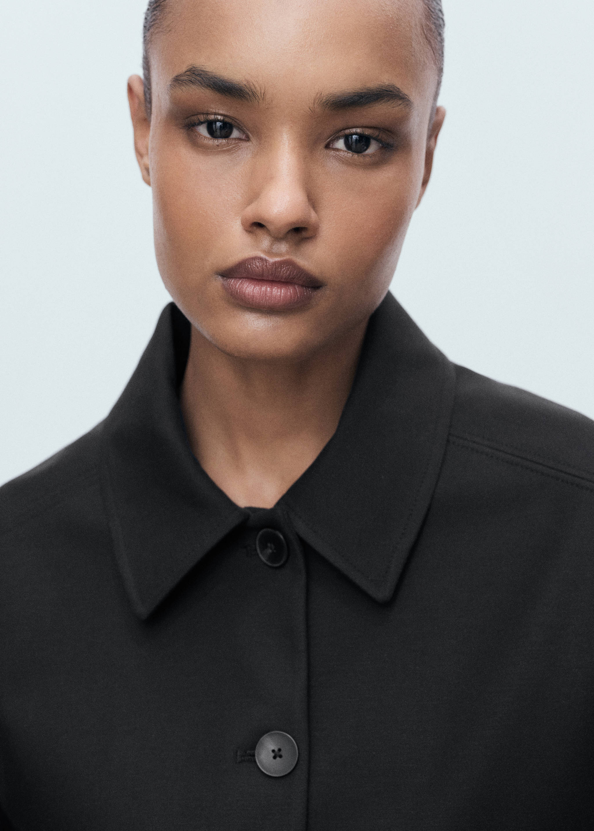 Cropped jacket with pockets - Details of the article 2