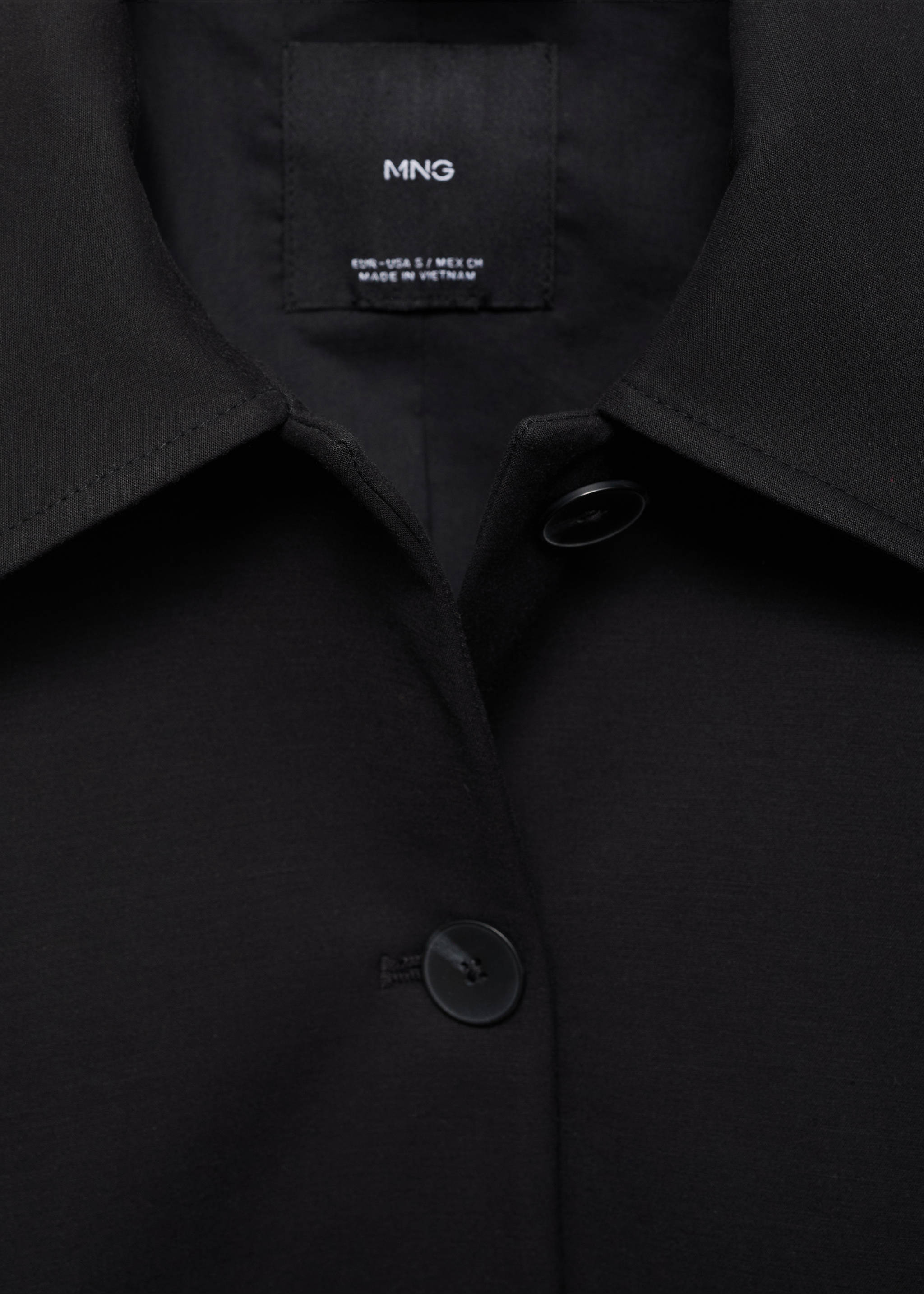 Veste crop poches - Détail de l'article 8, Noir. Ref: 17044119-00.