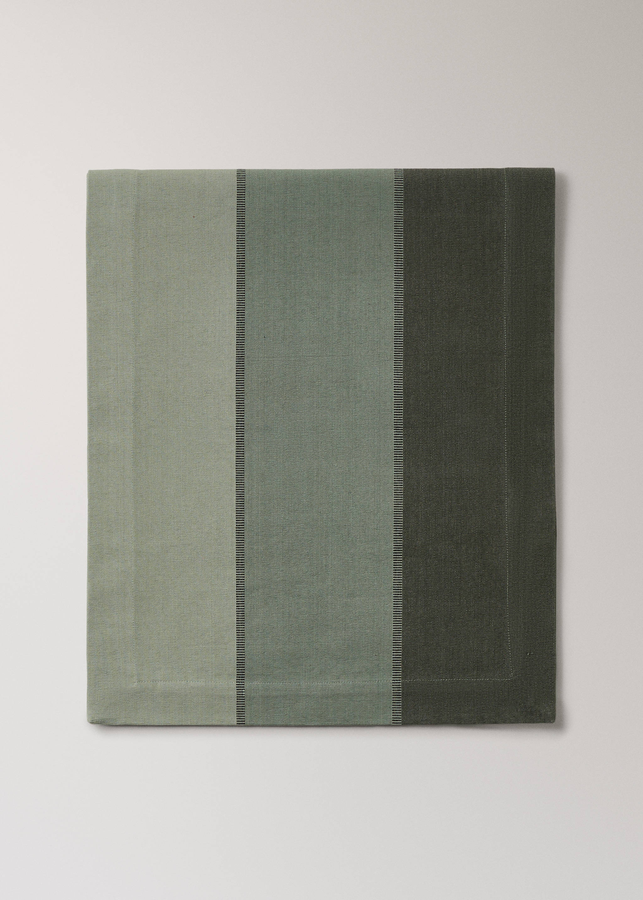 Cotton striped table runner in various colours - Article without model