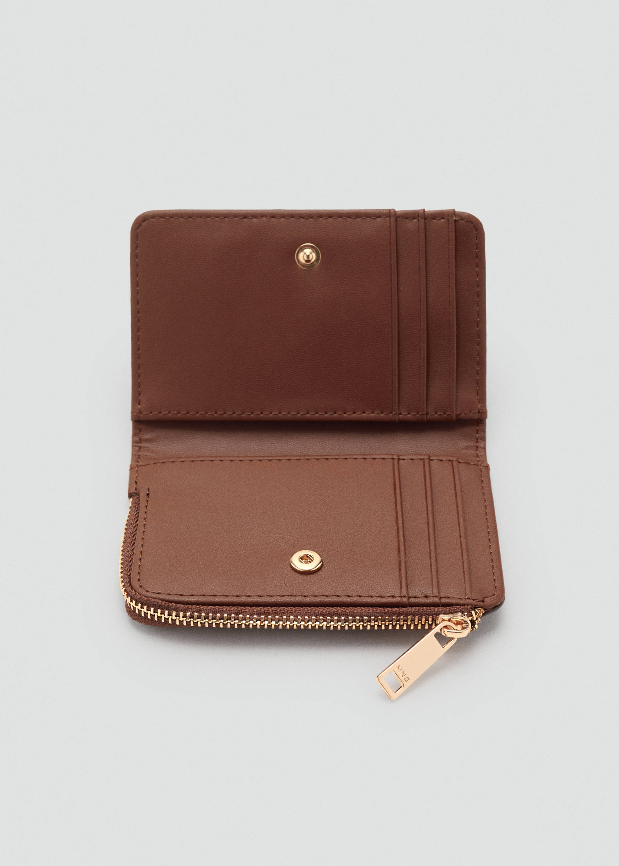 Small wallet with logo print - Details of the article 1