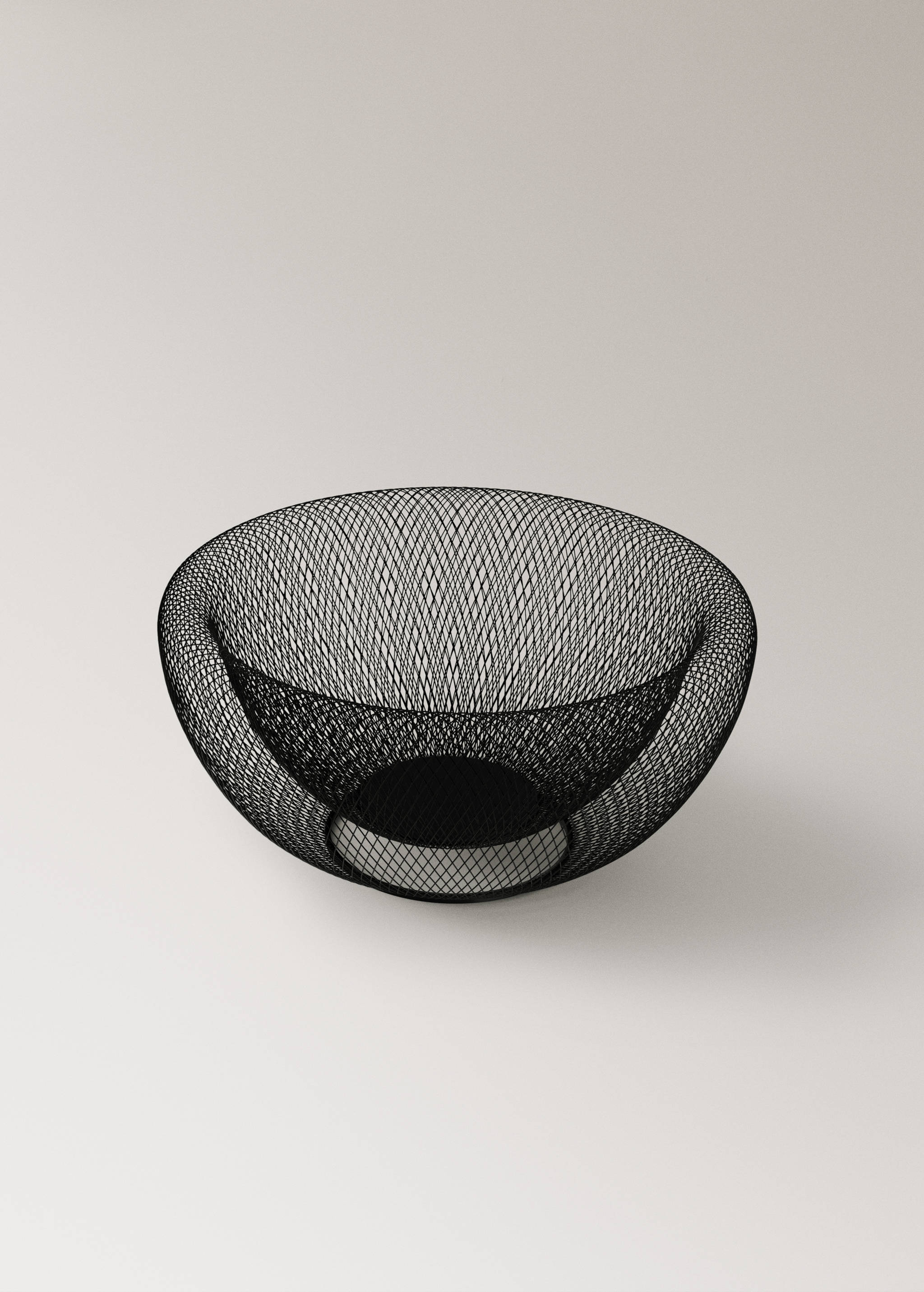 Small iron serving dish with rack - Details of the article 1