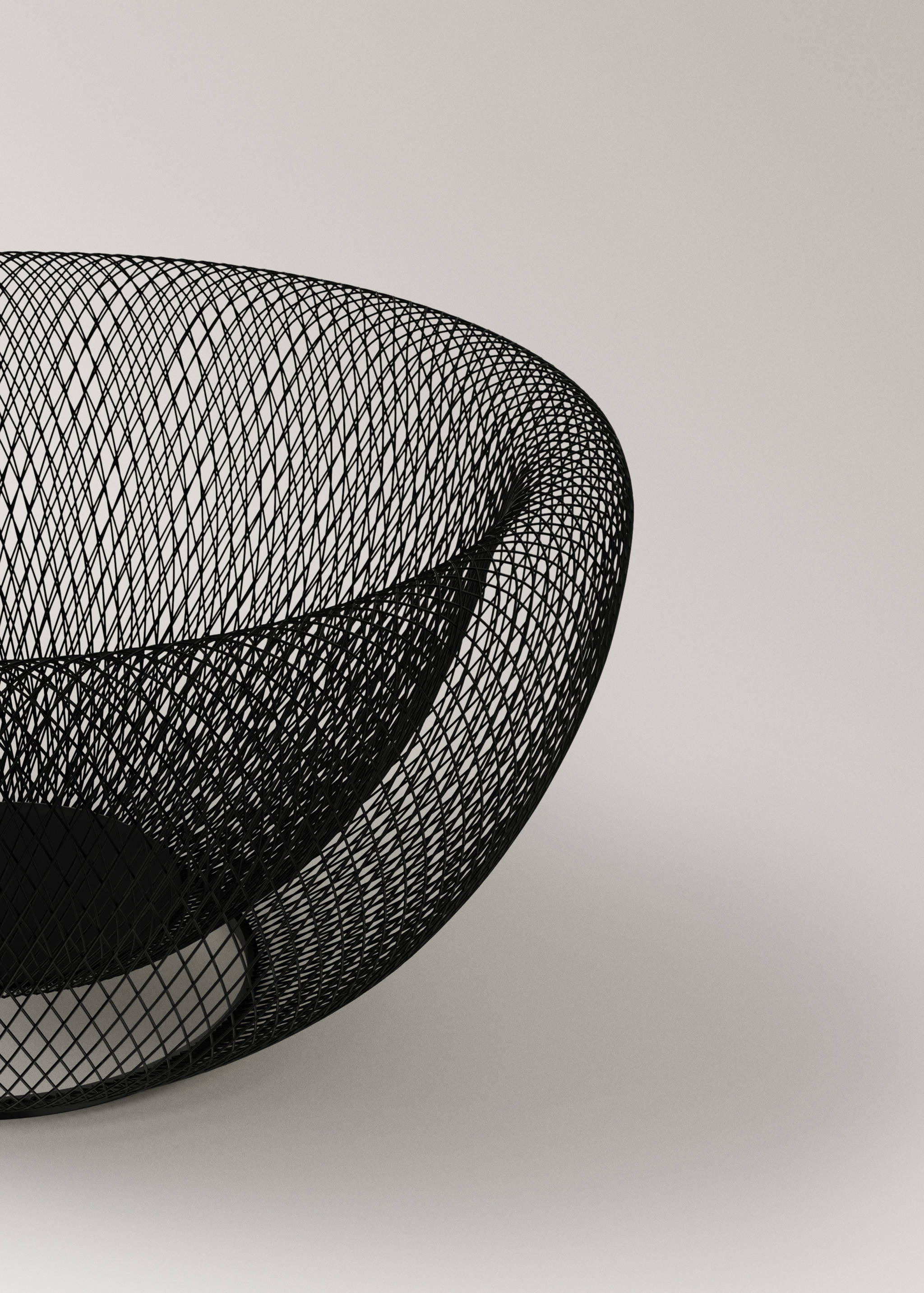 Small iron serving dish with rack - Details of the article 3