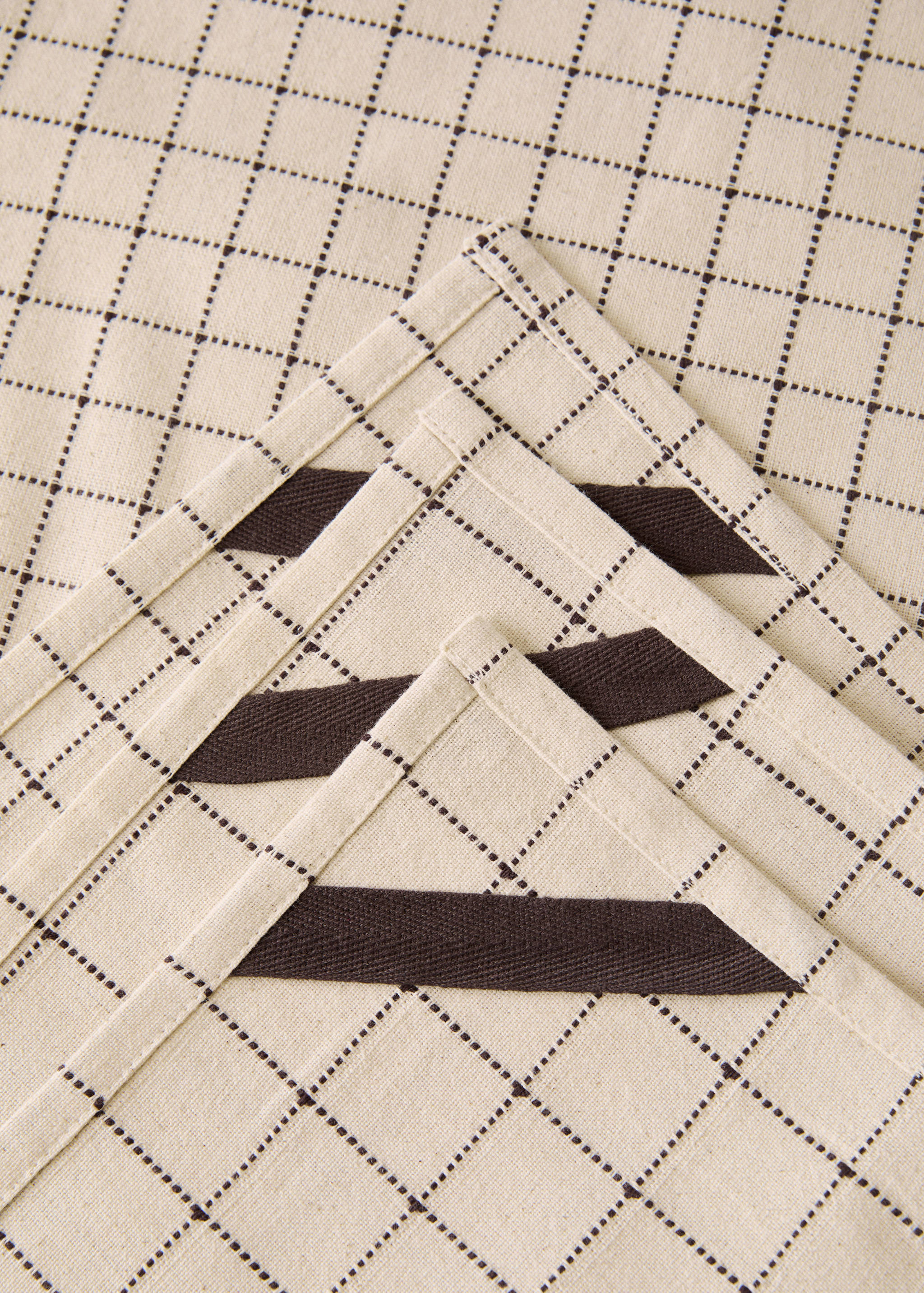 Baumwolltücher mit Karomuster - Detail des Artikels 2