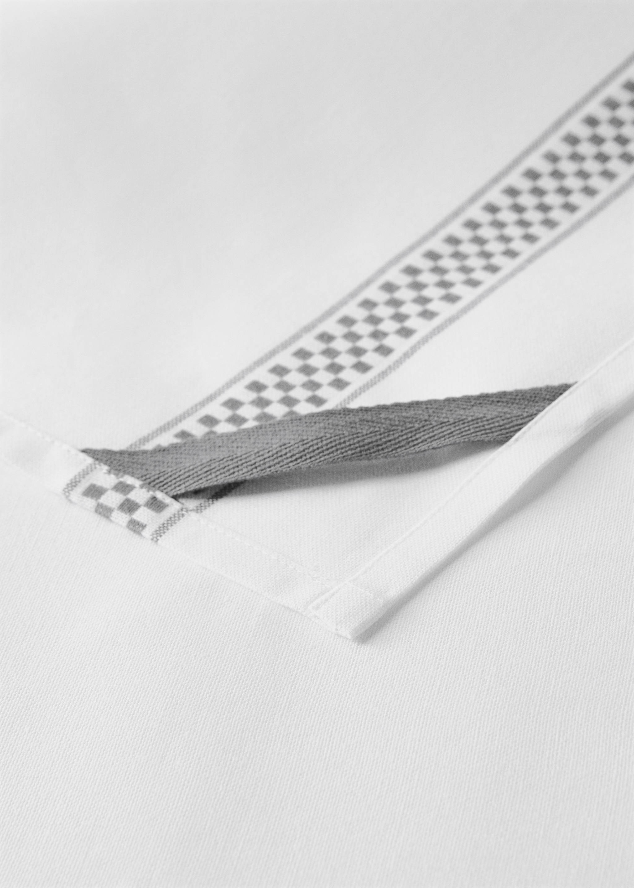 Cotton kitchen towels with details - Details of the article 2