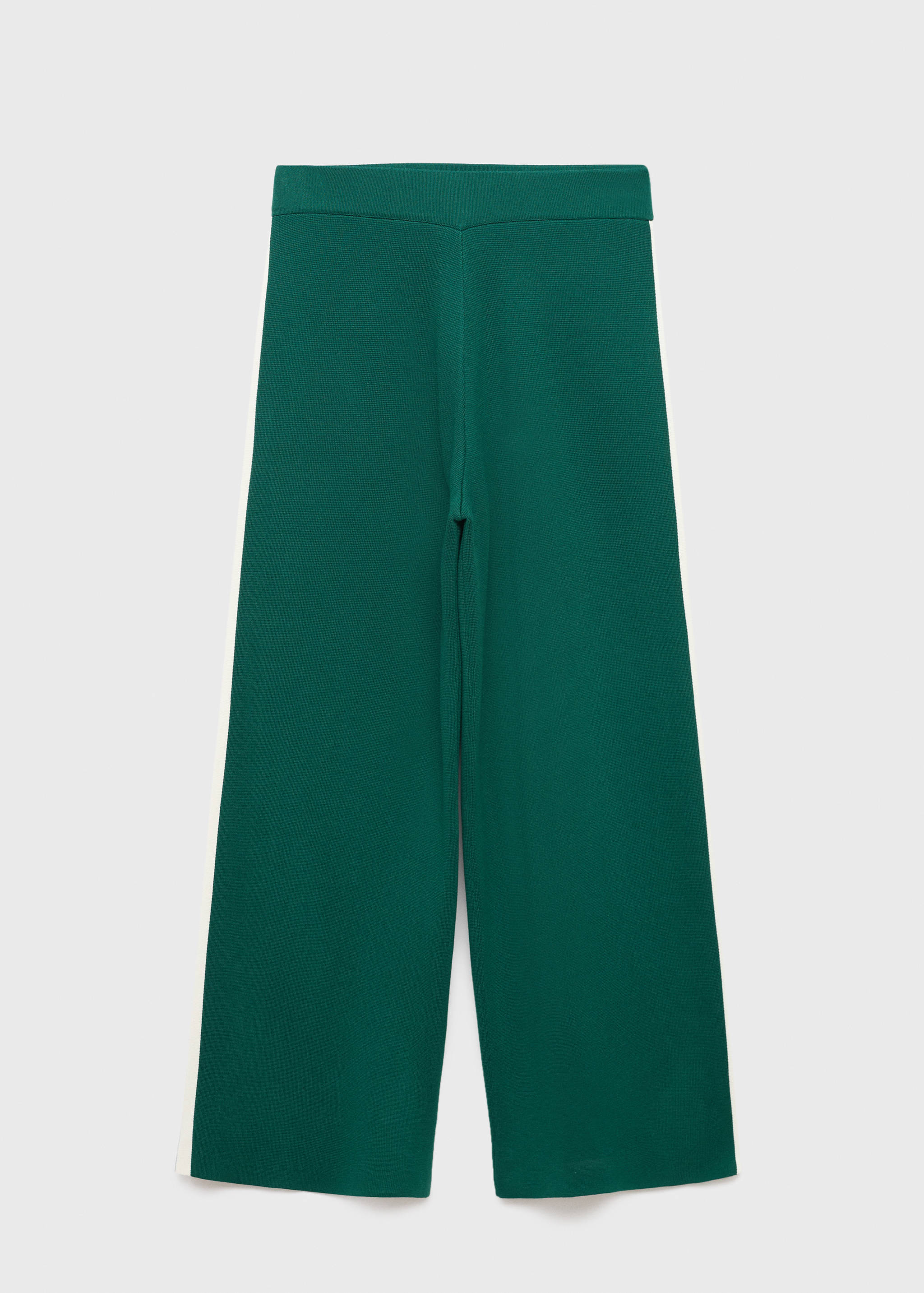Fine-knit straight-fit pants - Article without model