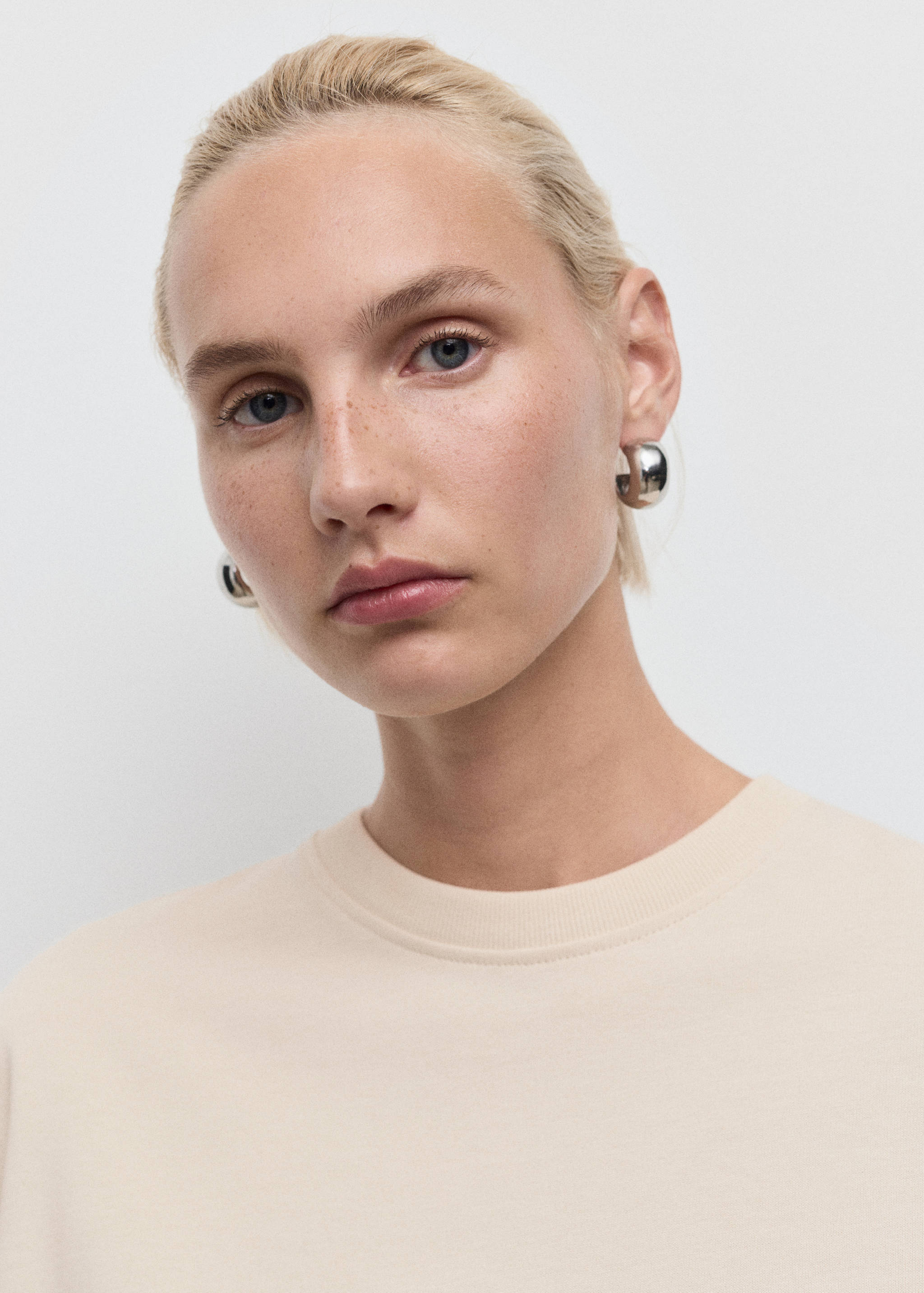 오버사이즈 코튼 티셔츠 - 상품 내역: 2