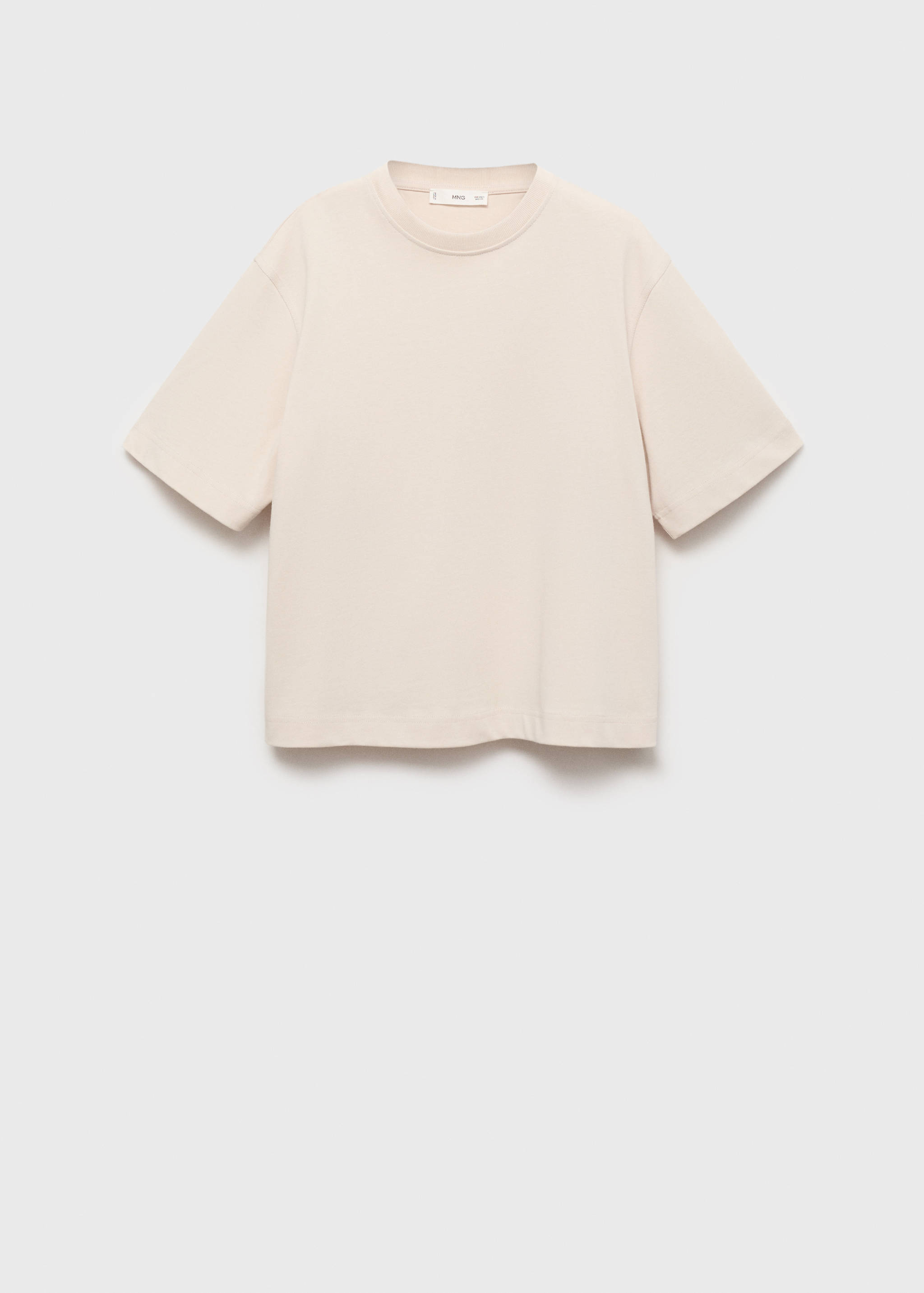 Oversize Baumwoll-T-Shirt - Artikel ohne Model